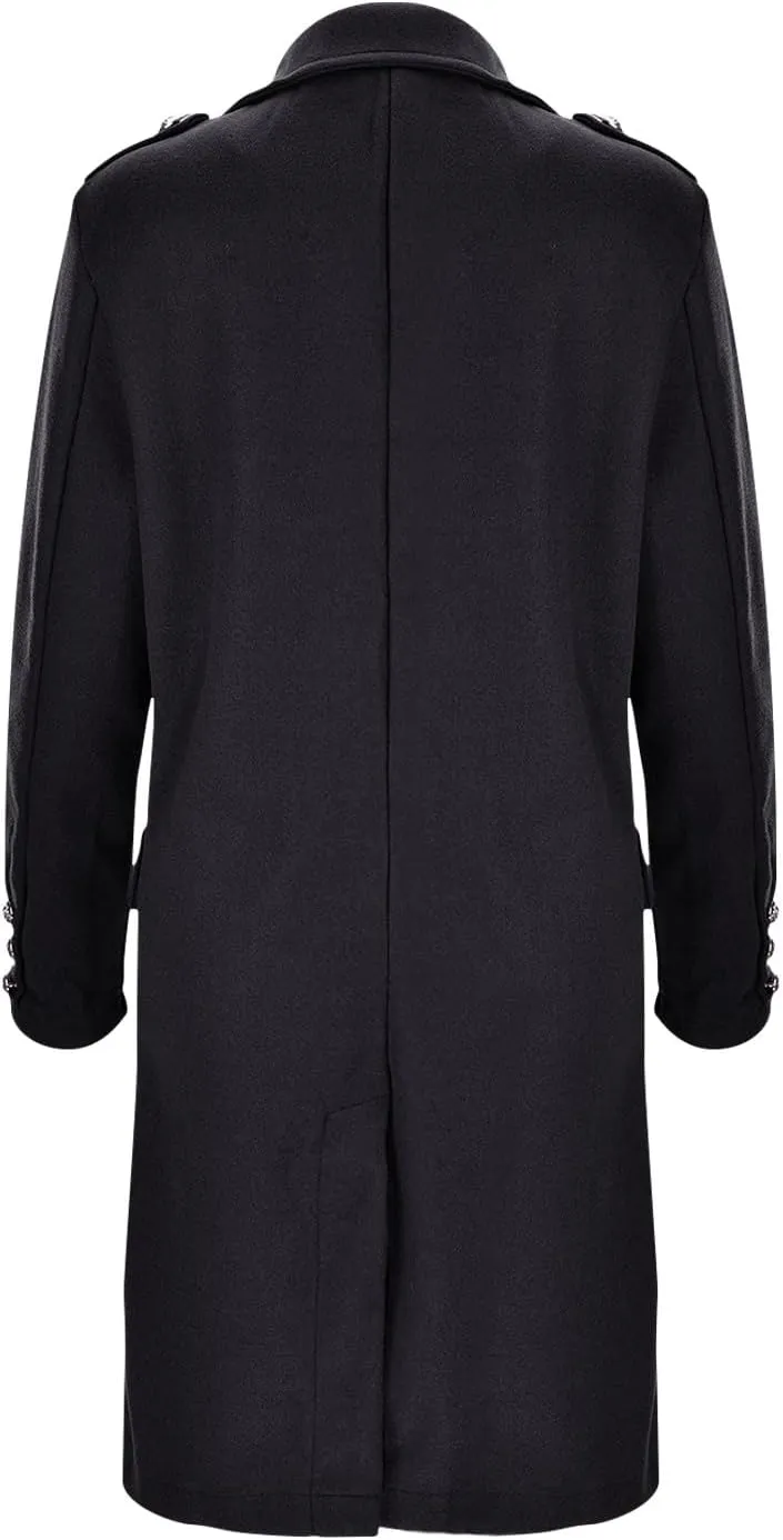 cooki Trench Coat for Women 2023 Women's Wool Trench Coats Warm Winter Pea Coat Double Breasted Mid-Long Lapel Fleece Jackets