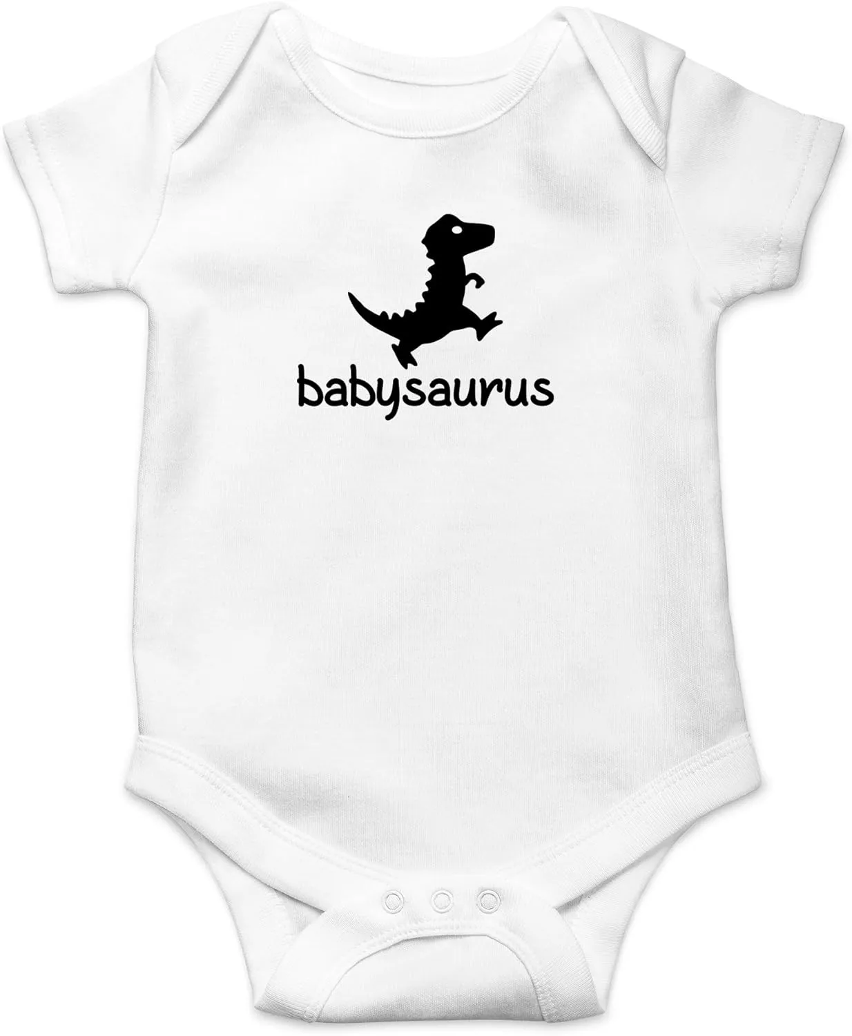 Crazy Bros Tees Babysaurus Baby Bodysuit - Adorable Infant Boy Girl Romper Clothing Newborn Unisex Clothes
