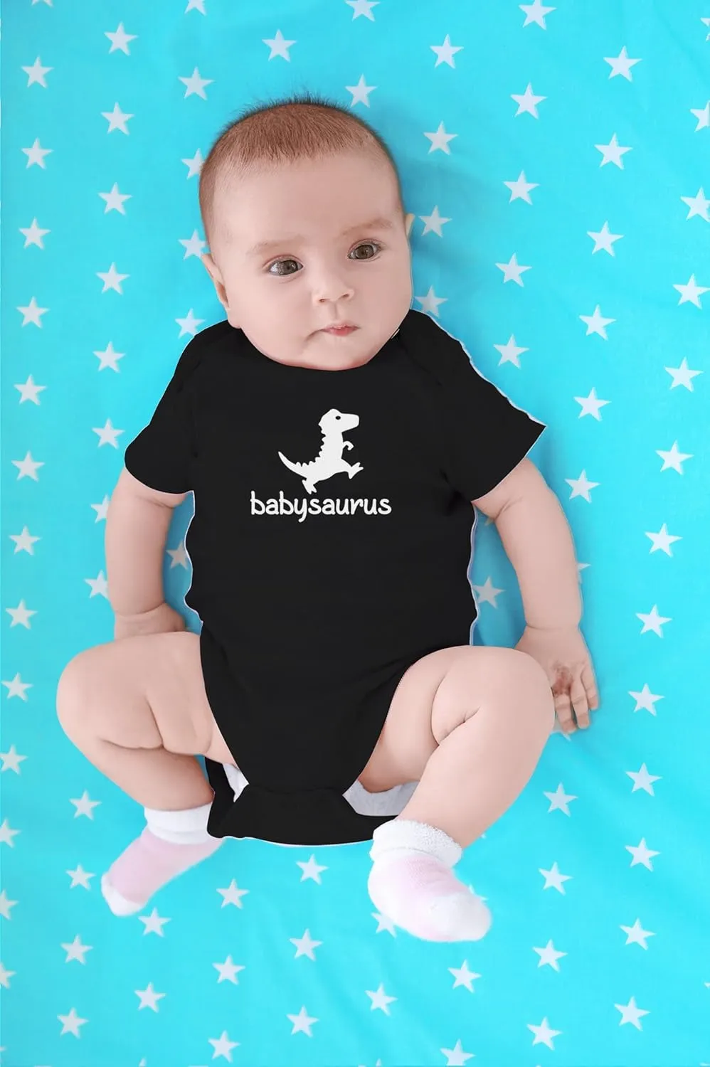 Crazy Bros Tees Babysaurus Baby Bodysuit - Adorable Infant Boy Girl Romper Clothing Newborn Unisex Clothes