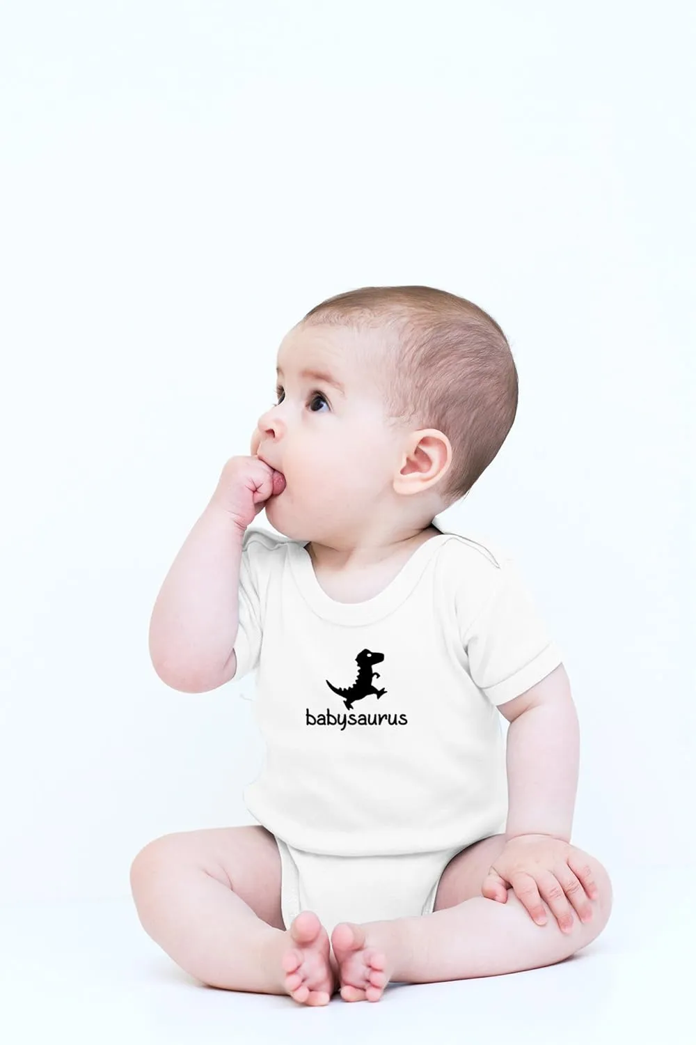 Crazy Bros Tees Babysaurus Baby Bodysuit - Adorable Infant Boy Girl Romper Clothing Newborn Unisex Clothes