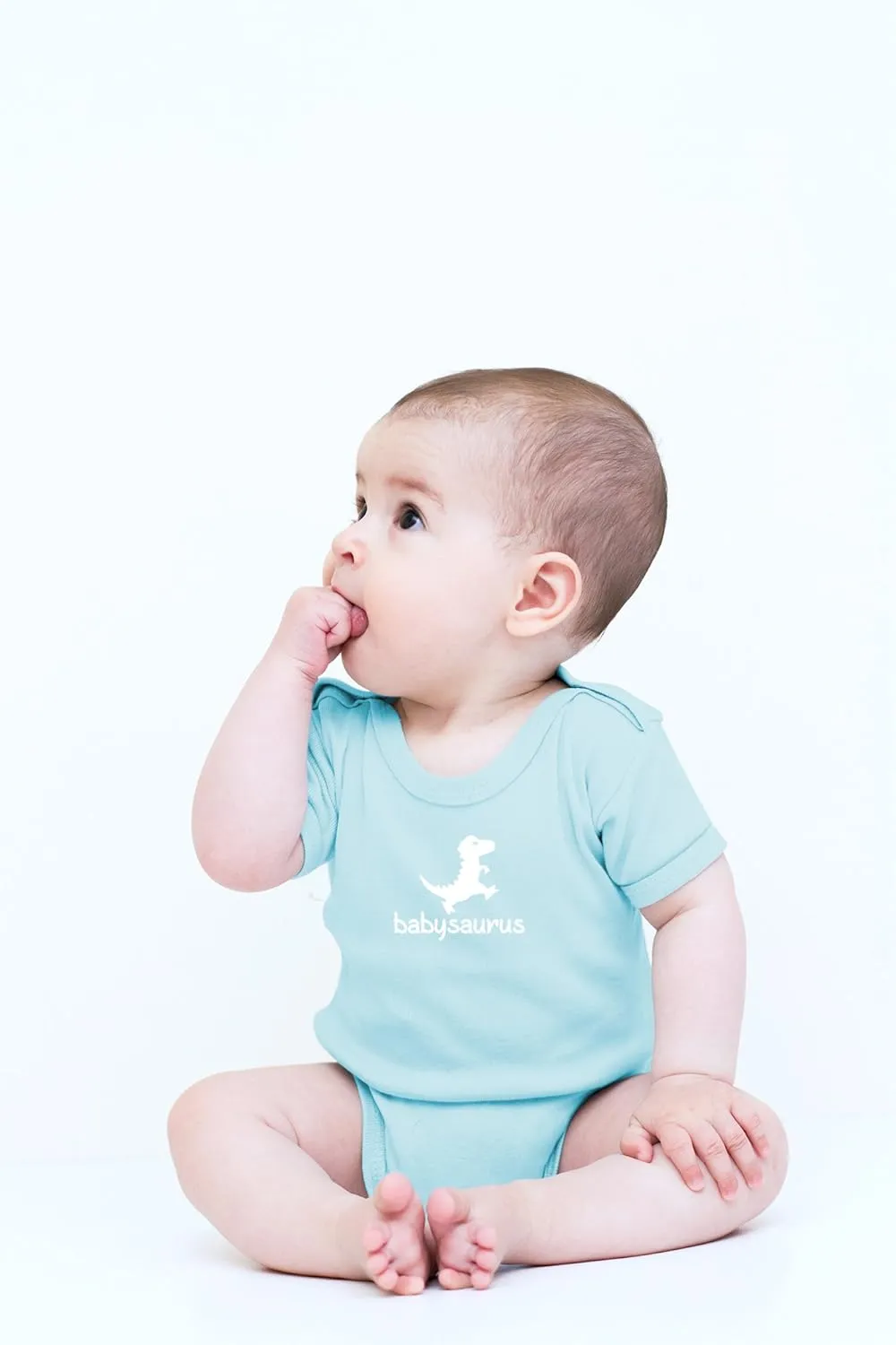 Crazy Bros Tees Babysaurus Baby Bodysuit - Adorable Infant Boy Girl Romper Clothing Newborn Unisex Clothes