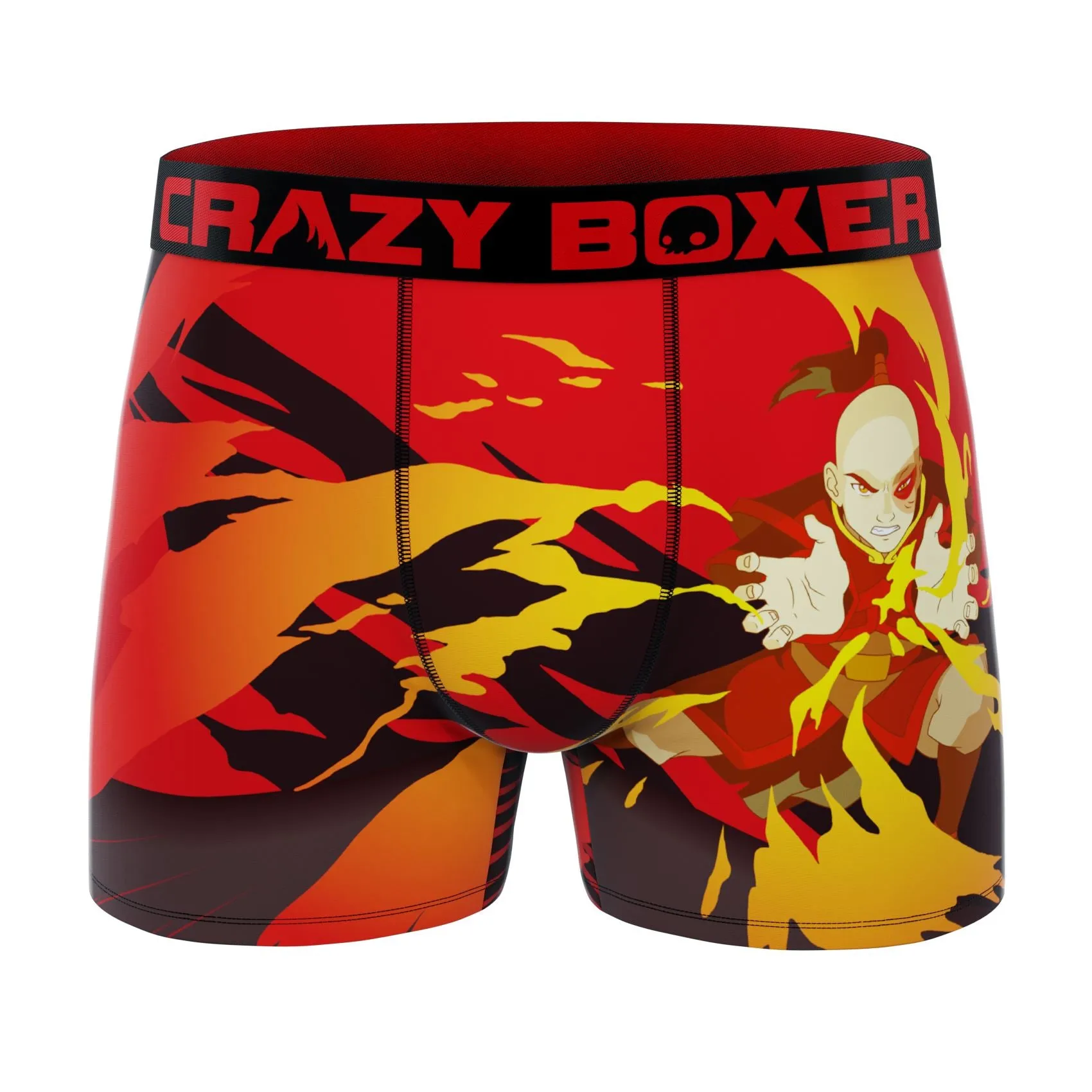 CRAZYBOXER Avatar Red Men's Boxer Briefs (3 pack)
