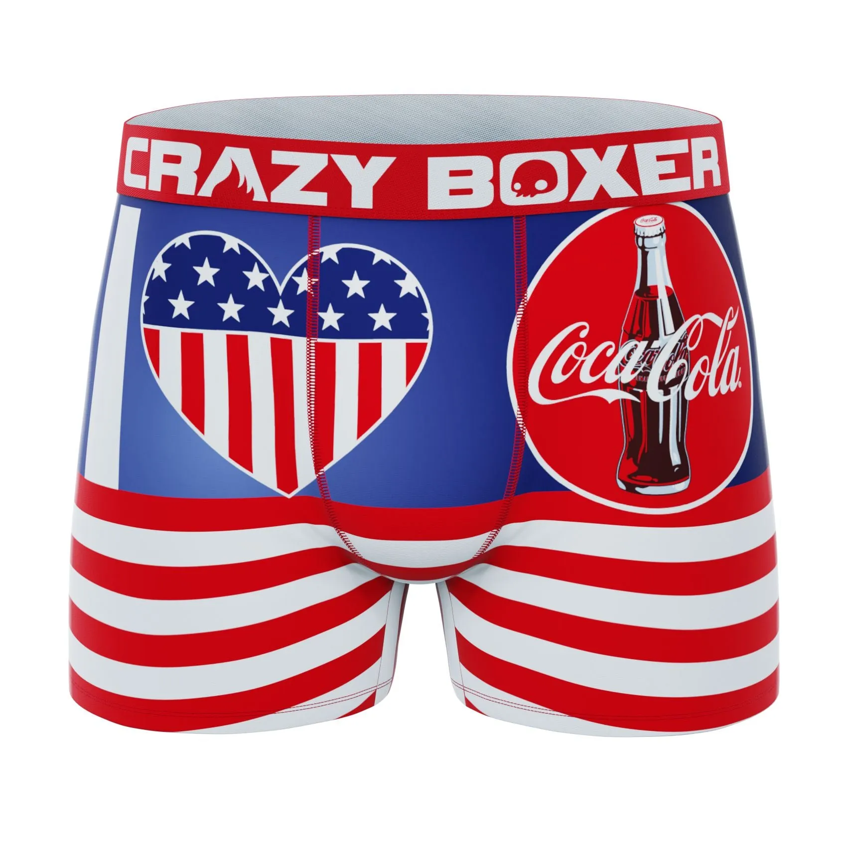 CRAZYBOXER Coca Cola Addicted Men's Boxer Briefs (3 Pack)