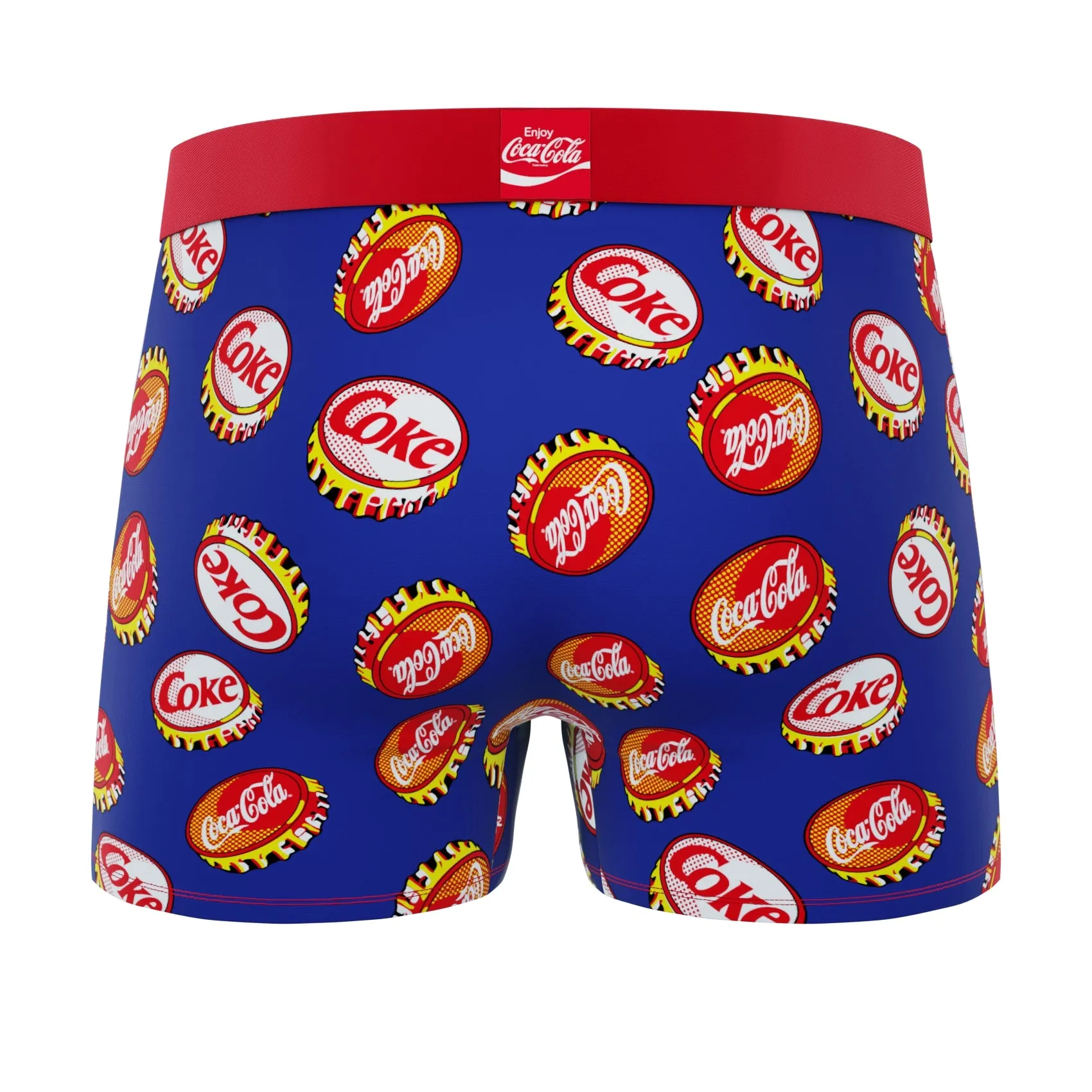 CRAZYBOXER Coca Cola Addicted Men's Boxer Briefs (3 Pack)