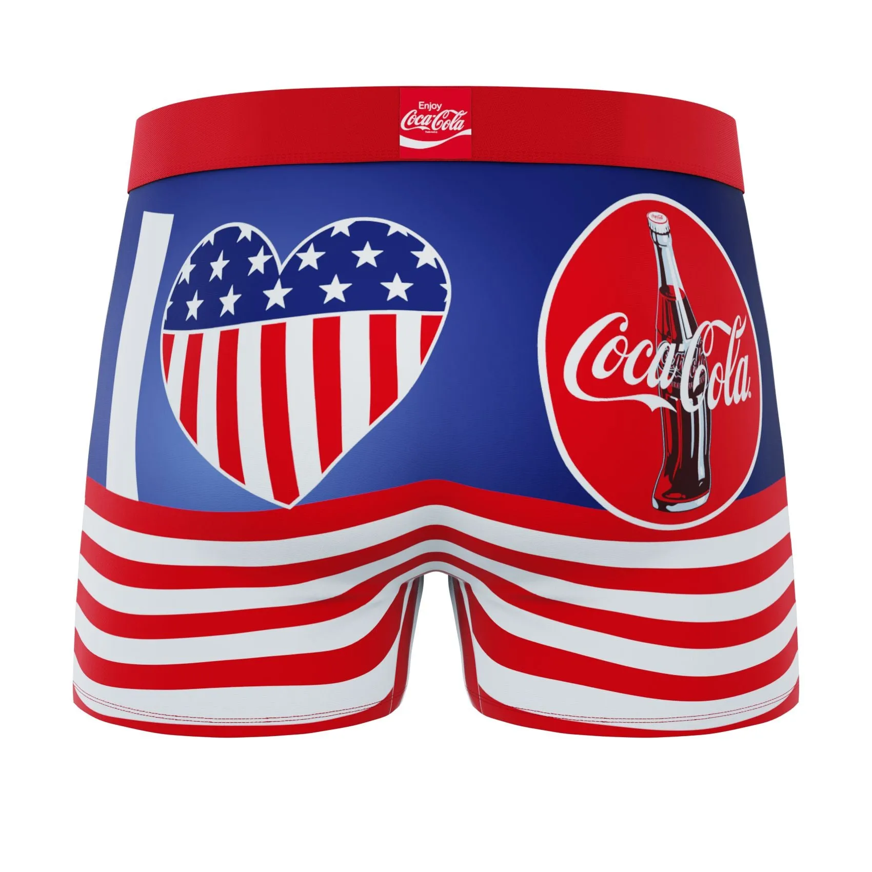 CRAZYBOXER Coca Cola Addicted Men's Boxer Briefs (3 Pack)