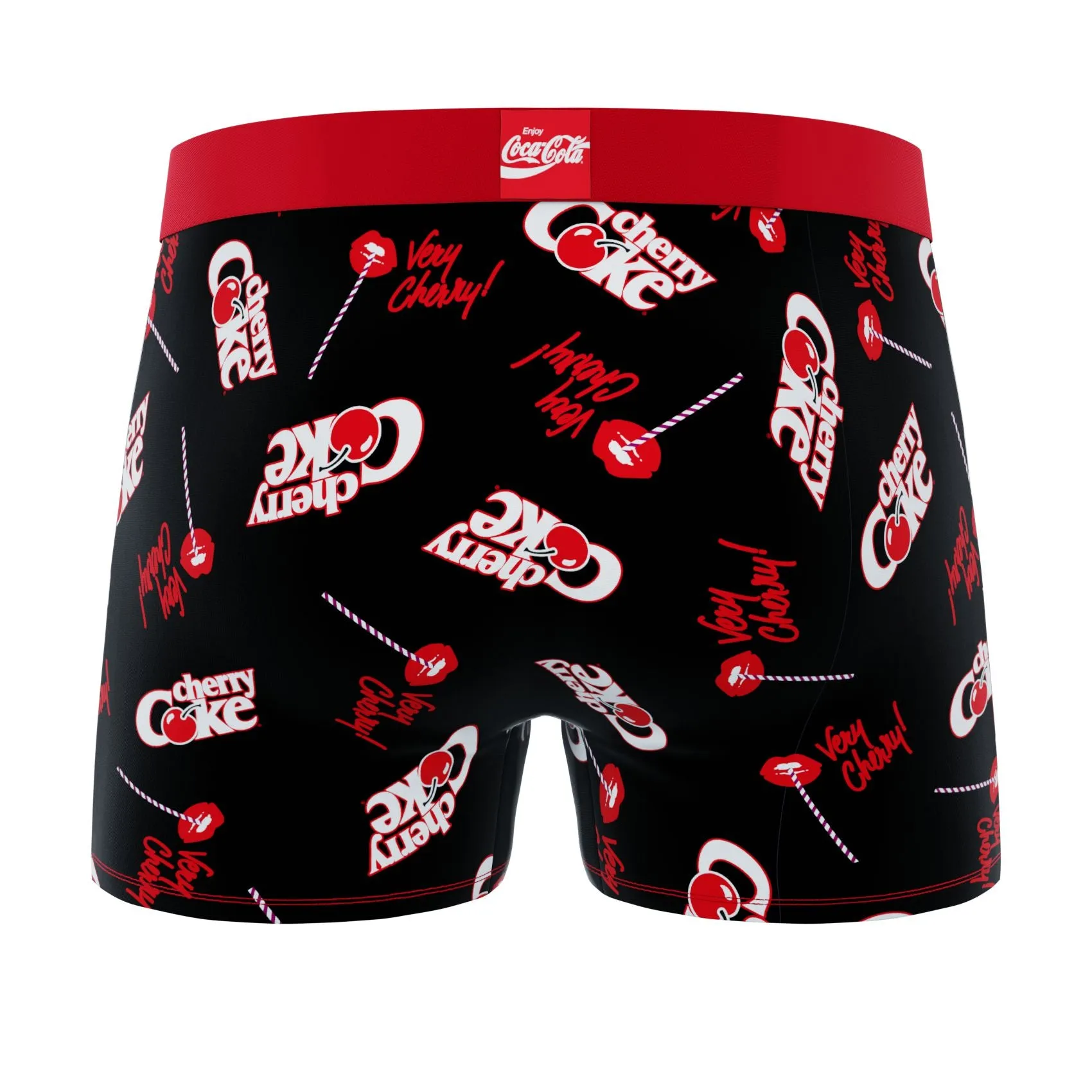 CRAZYBOXER Coca-Cola Drinks Men's Boxer Briefs 3 Pack (Creative Packaging)