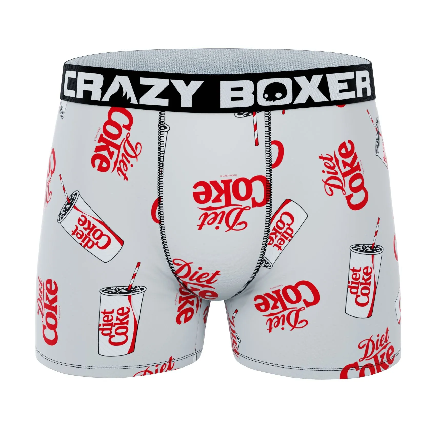 CRAZYBOXER Coca-Cola Drinks Men's Boxer Briefs 3 Pack (Creative Packaging)