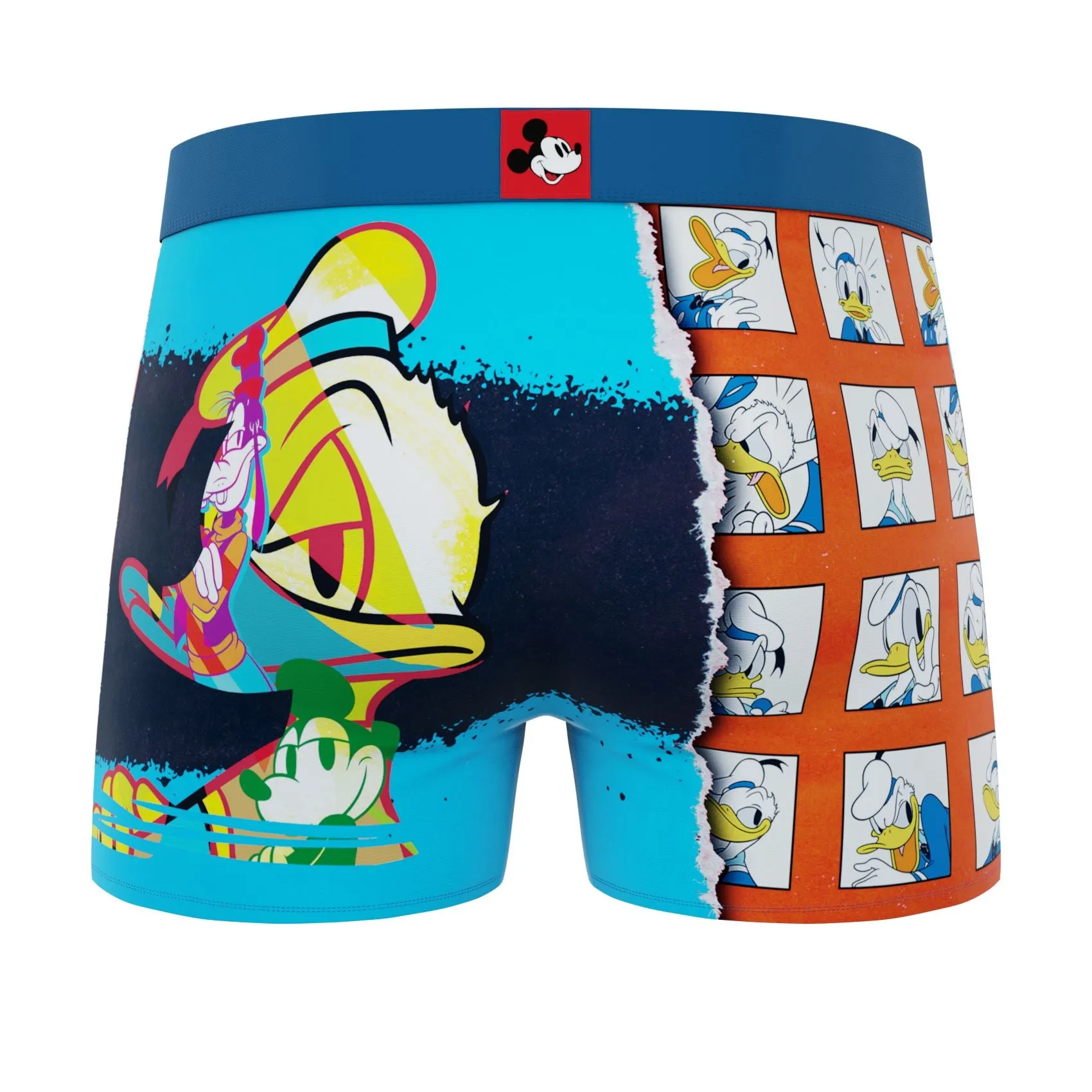 CRAZYBOXER Disney Donald Pop Art Men's Boxer Briefs (3 Pack)