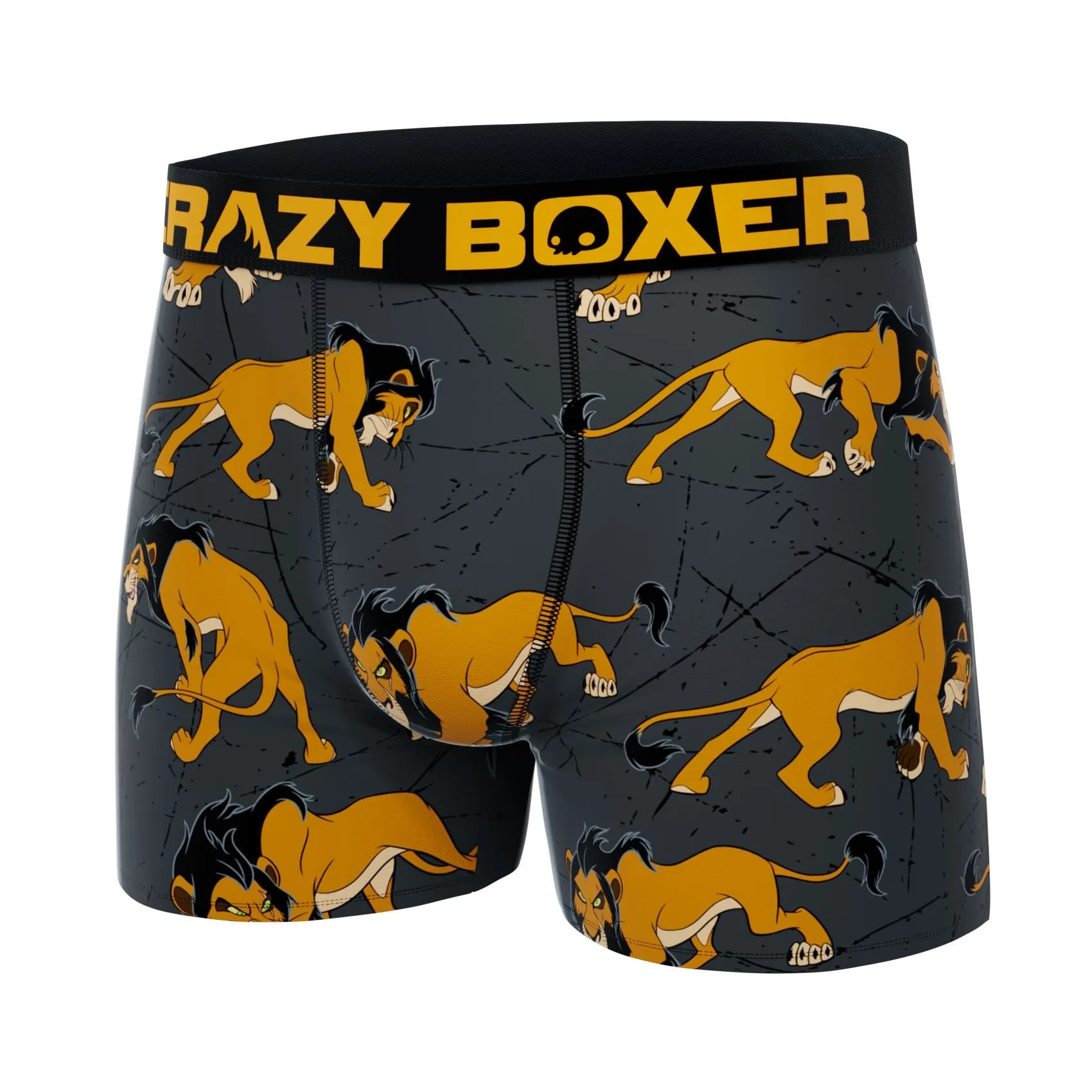 CRAZYBOXER Disney Lion King Scar Men's Boxer Briefs