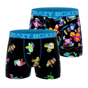 CRAZYBOXER Disney Mickey and friends Men's Boxer Briefs (2 pack)