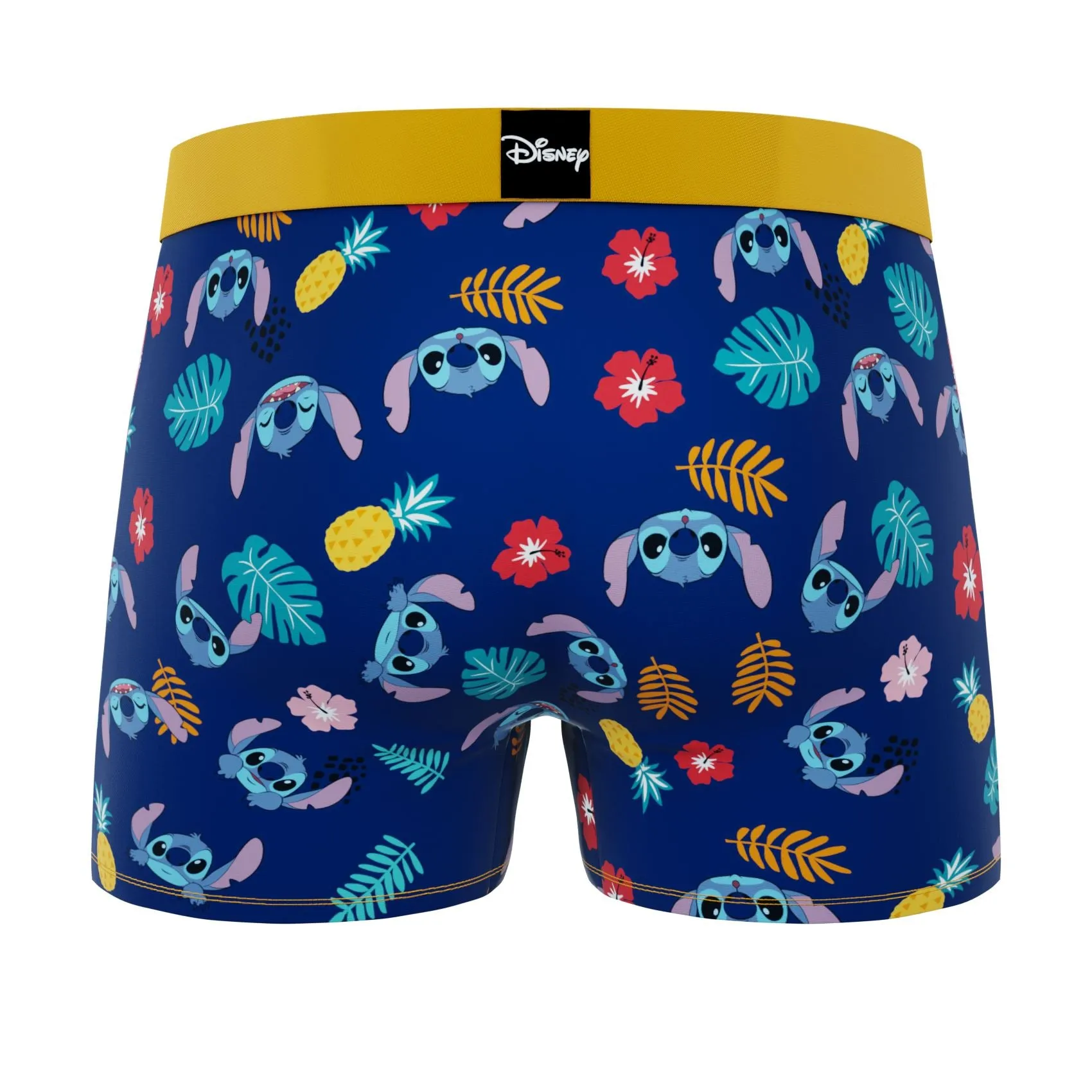 CRAZYBOXER Disney Tropical Stitch Men's Boxer Briefs (2 Pack)