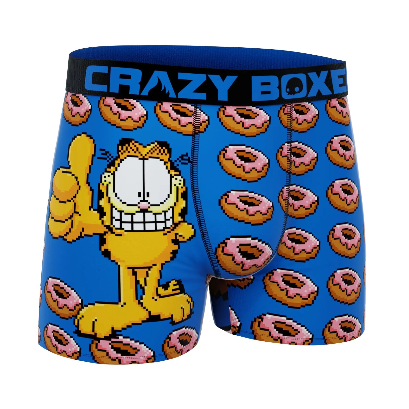 CRAZYBOXER Garfield Donuts Men's Boxer Briefs
