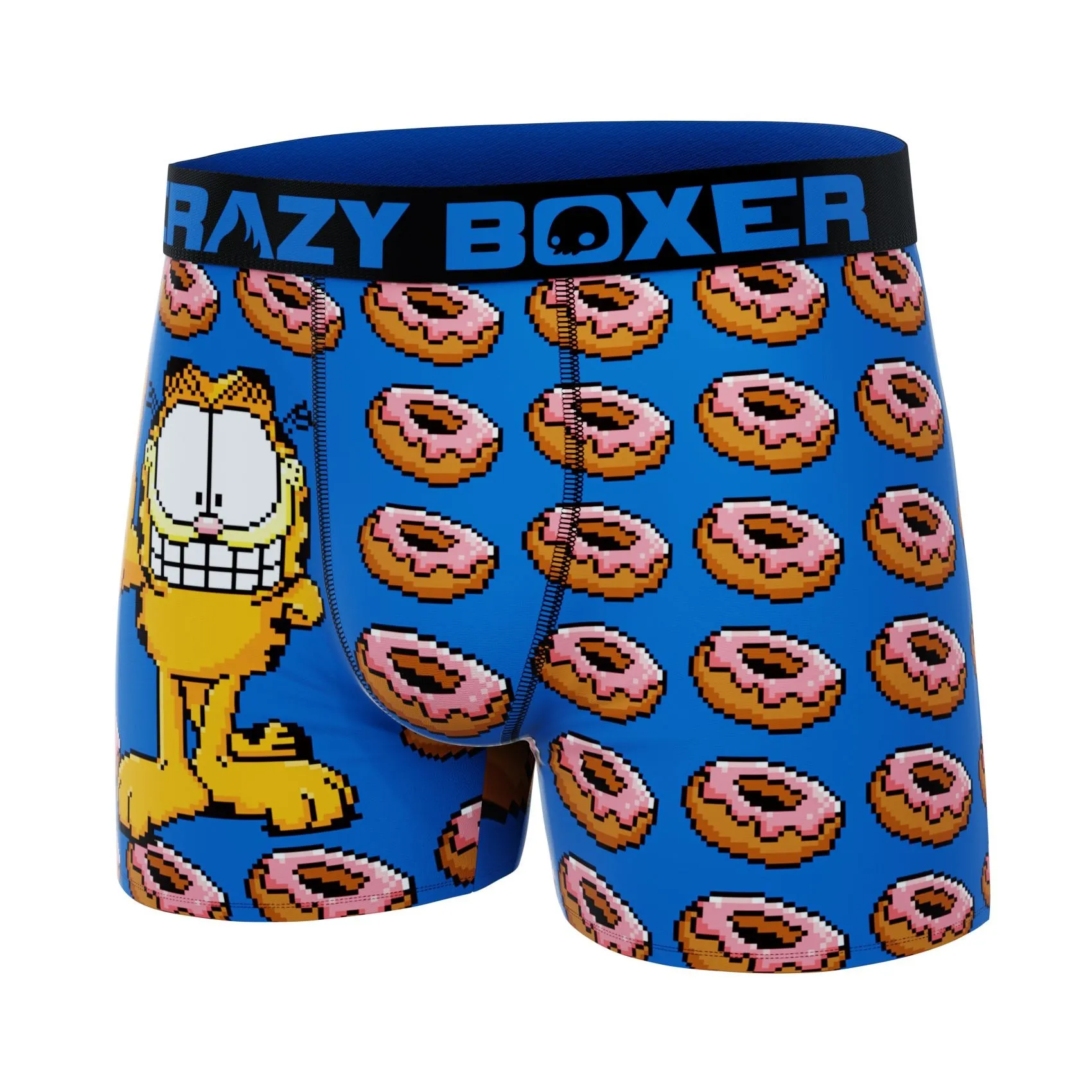CRAZYBOXER Garfield Donuts Men's Boxer Briefs