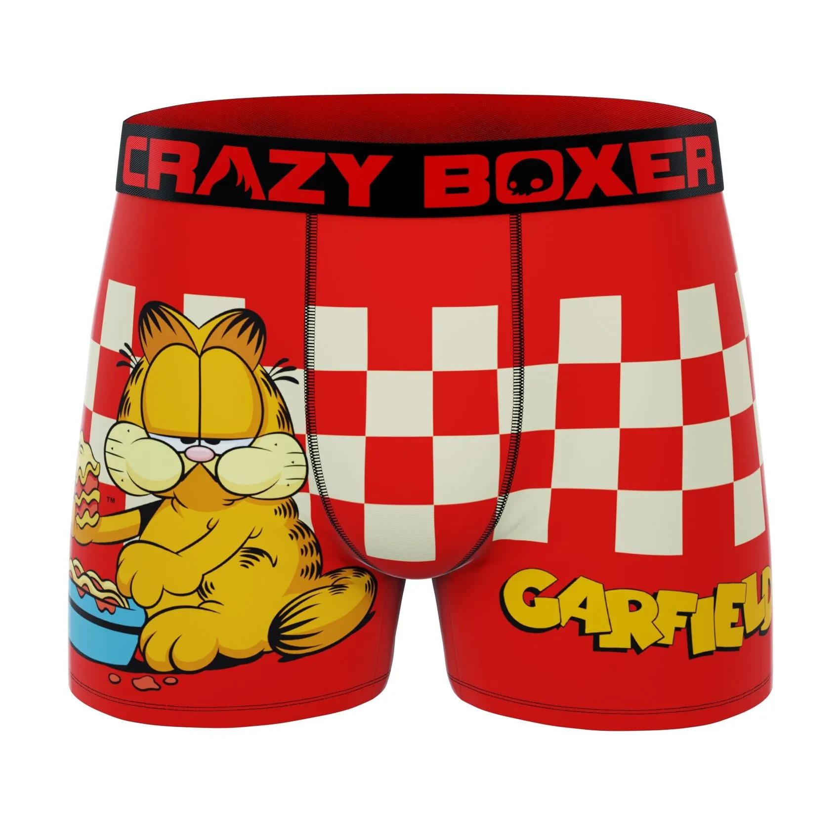 CRAZYBOXER Garfield Lasagna Box Men's Boxer Briefs (Creative Packaging)