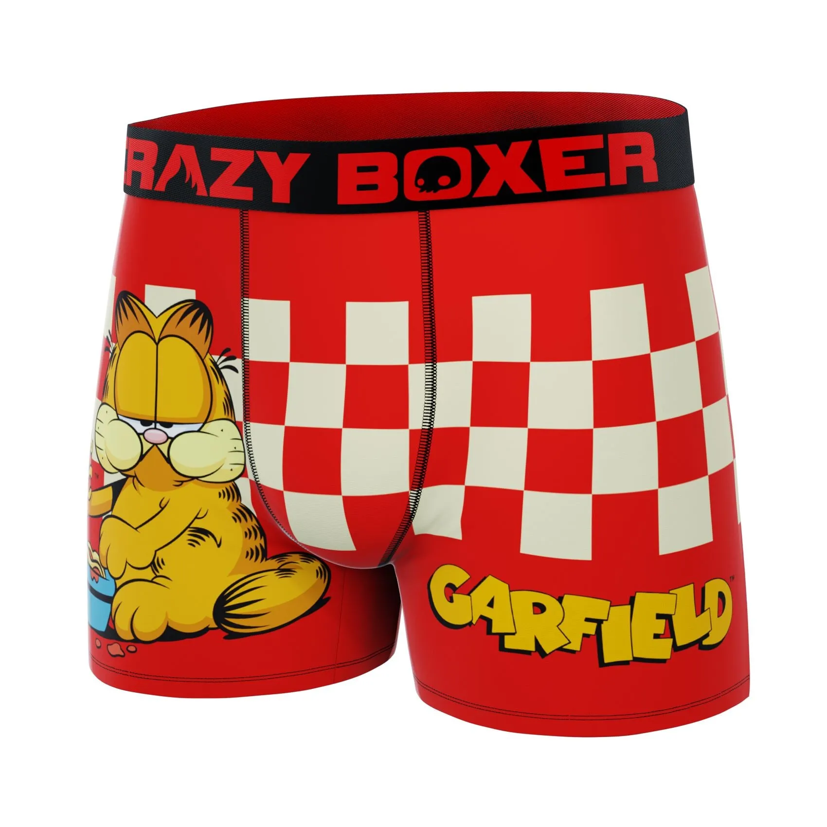 CRAZYBOXER Garfield Lasagna Box Men's Boxer Briefs (Creative Packaging)