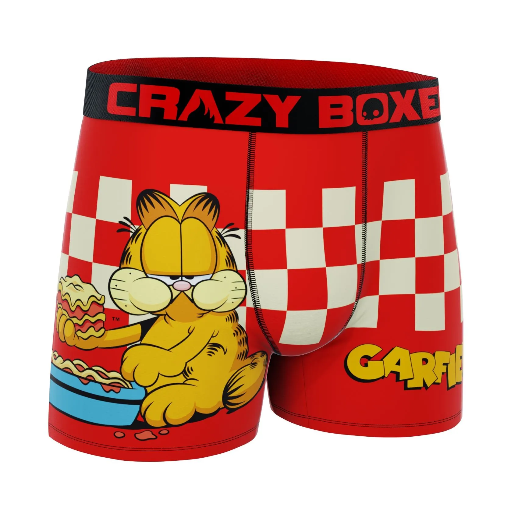 CRAZYBOXER Garfield Lasagna Box Men's Boxer Briefs (Creative Packaging)