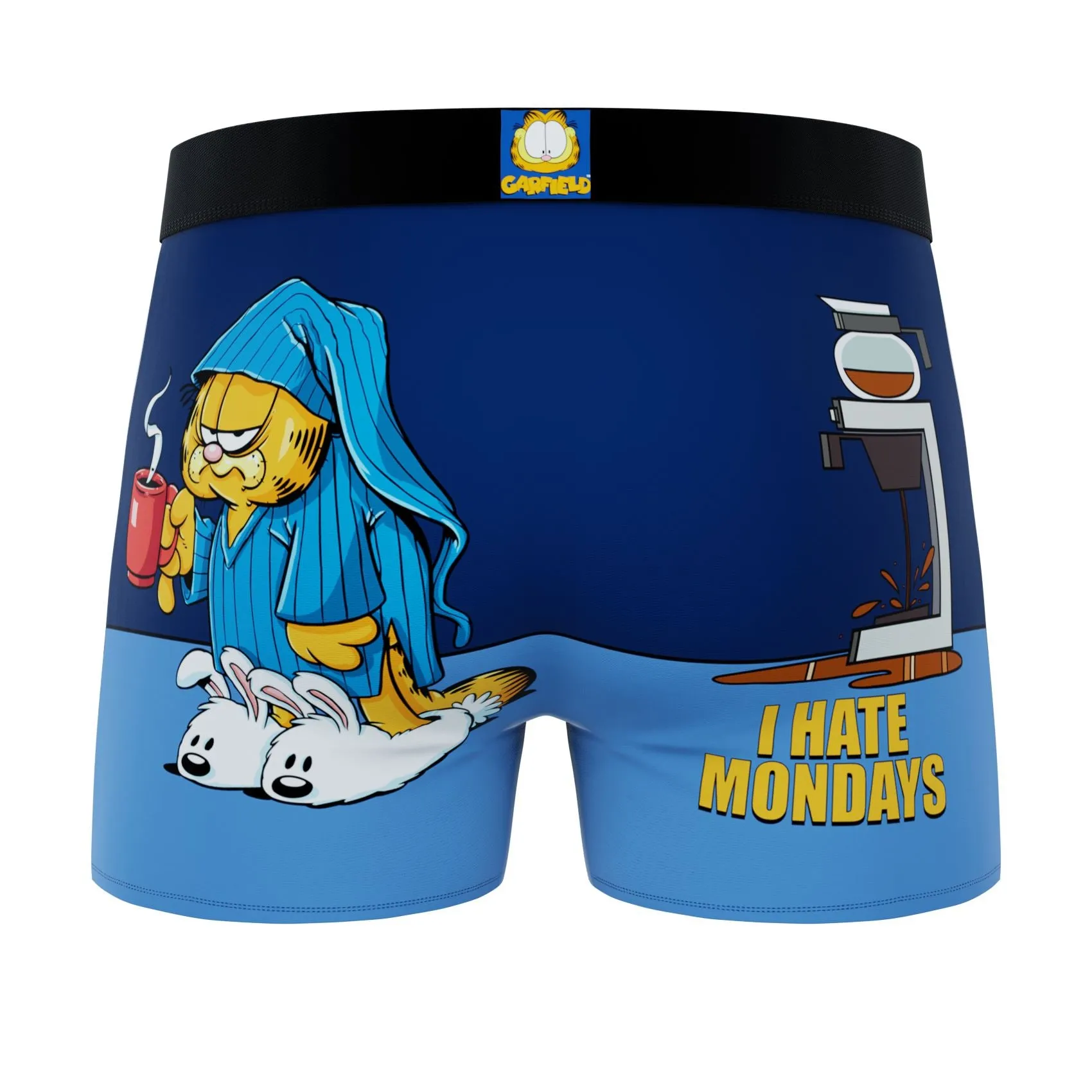 CRAZYBOXER Garfield Sleep Men's Boxer Briefs (3 Pack)