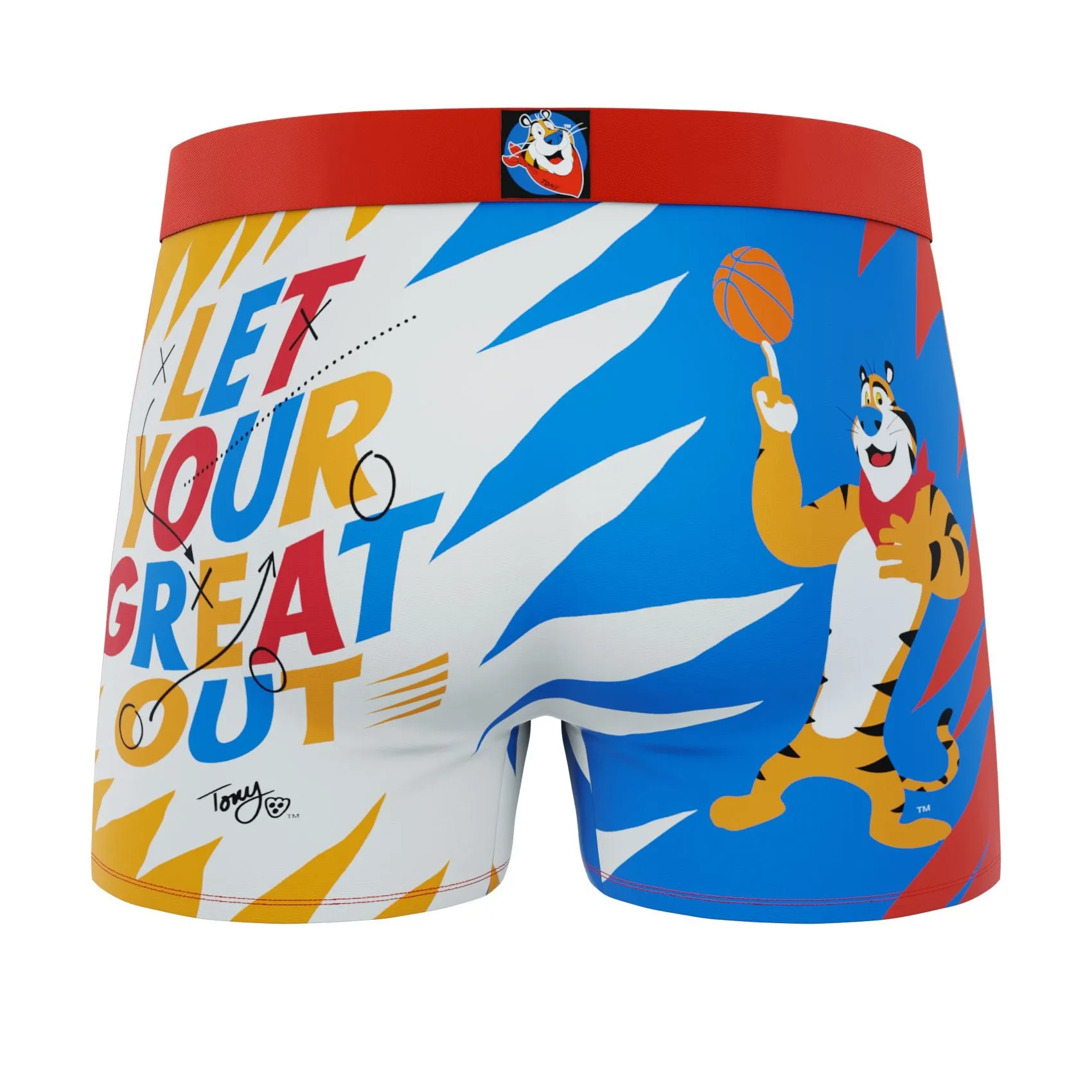 CRAZYBOXER Kellogg's Tiger Men's Boxer Briefs (3 Pack)