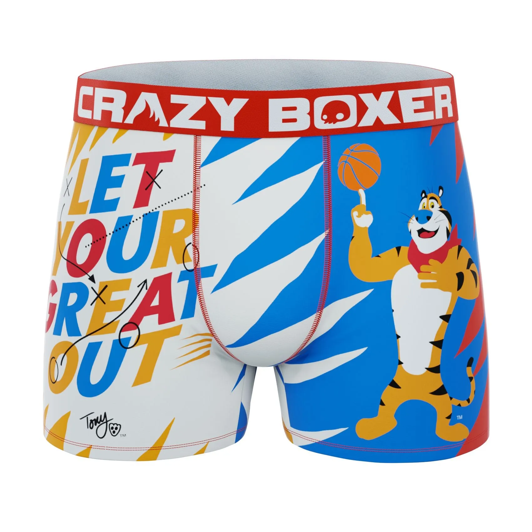 CRAZYBOXER Kellogg's Tiger Men's Boxer Briefs (3 Pack)