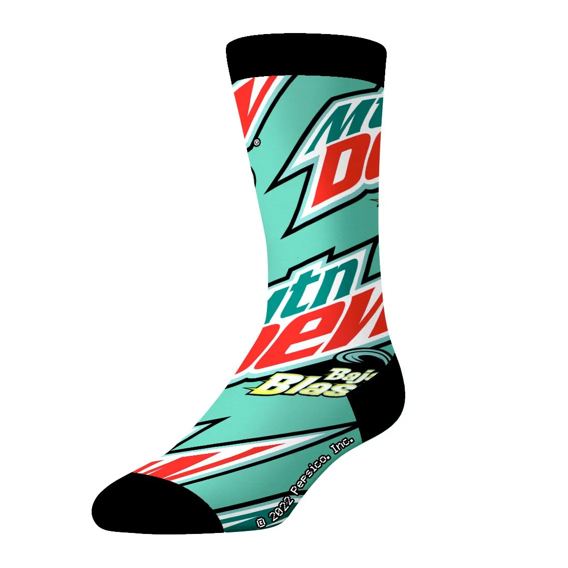 CRAZYBOXER Mountain Dew Baja Blast Men's Boxer Briefs and Socks (Creative Packaging)