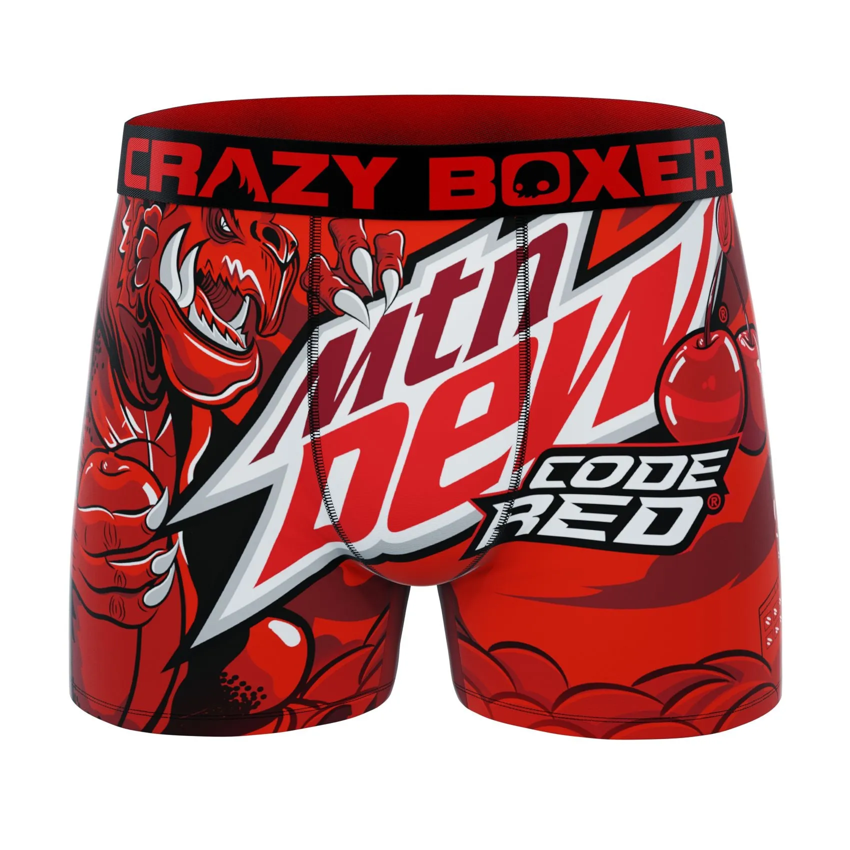 CRAZYBOXER Mountain Dew Flavors Men's Boxer Briefs 3 Pack (Creative Packaging)