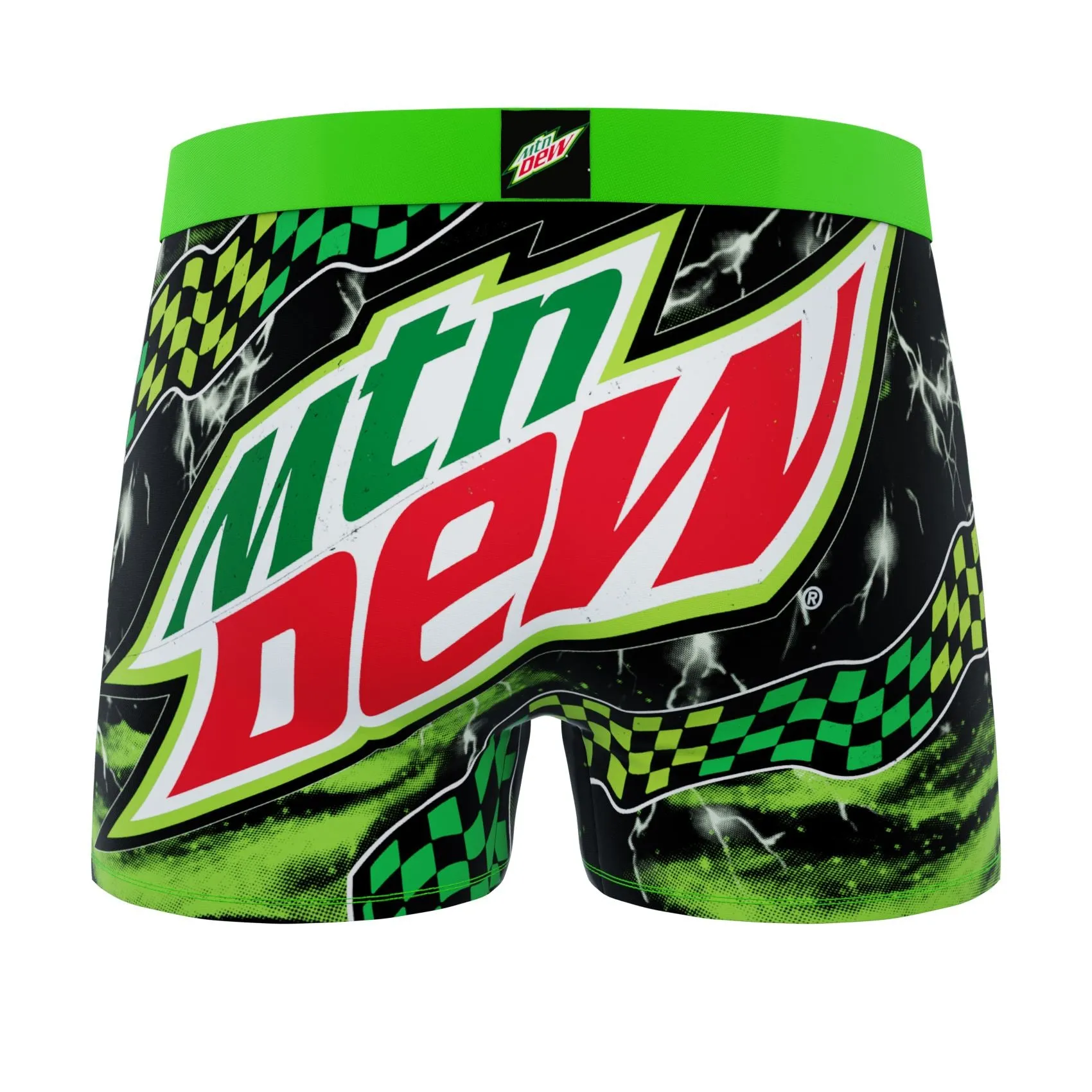 CRAZYBOXER Mountain Dew Flavors Men's Boxer Briefs 3 Pack (Creative Packaging)