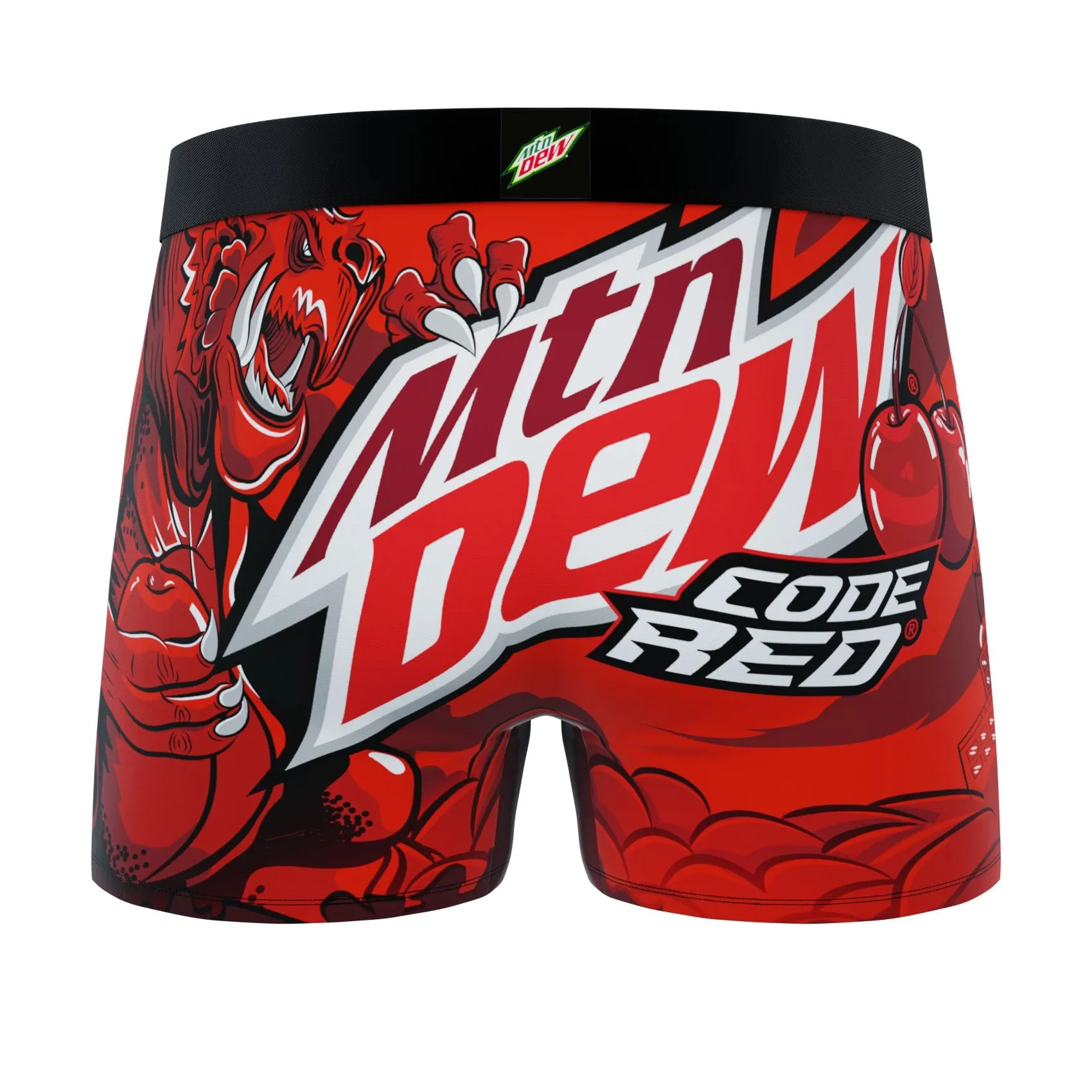 CRAZYBOXER Mountain Dew Flavors Men's Boxer Briefs 3 Pack (Creative Packaging)