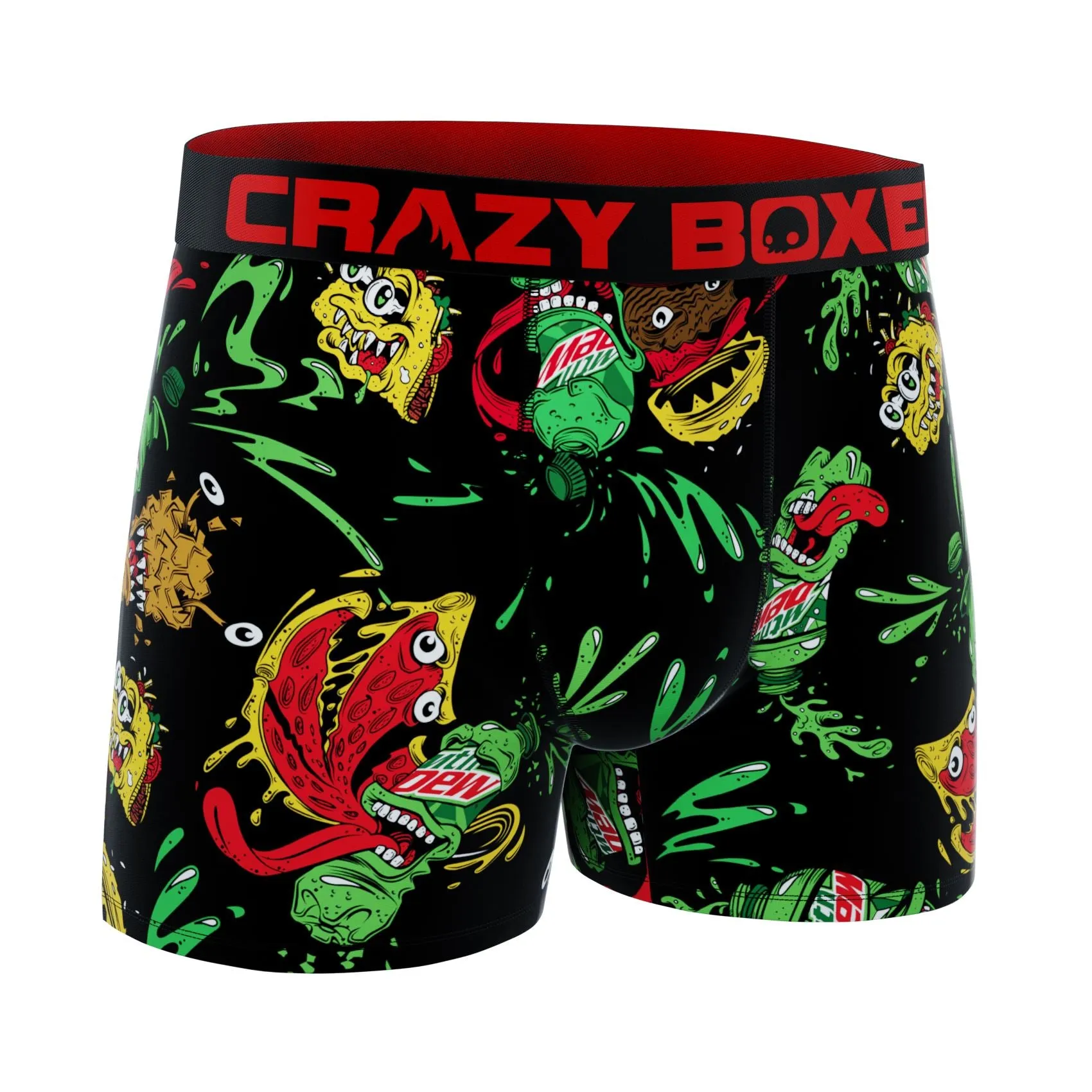 CRAZYBOXER Mountain Dew Food Men's Boxer Briefs