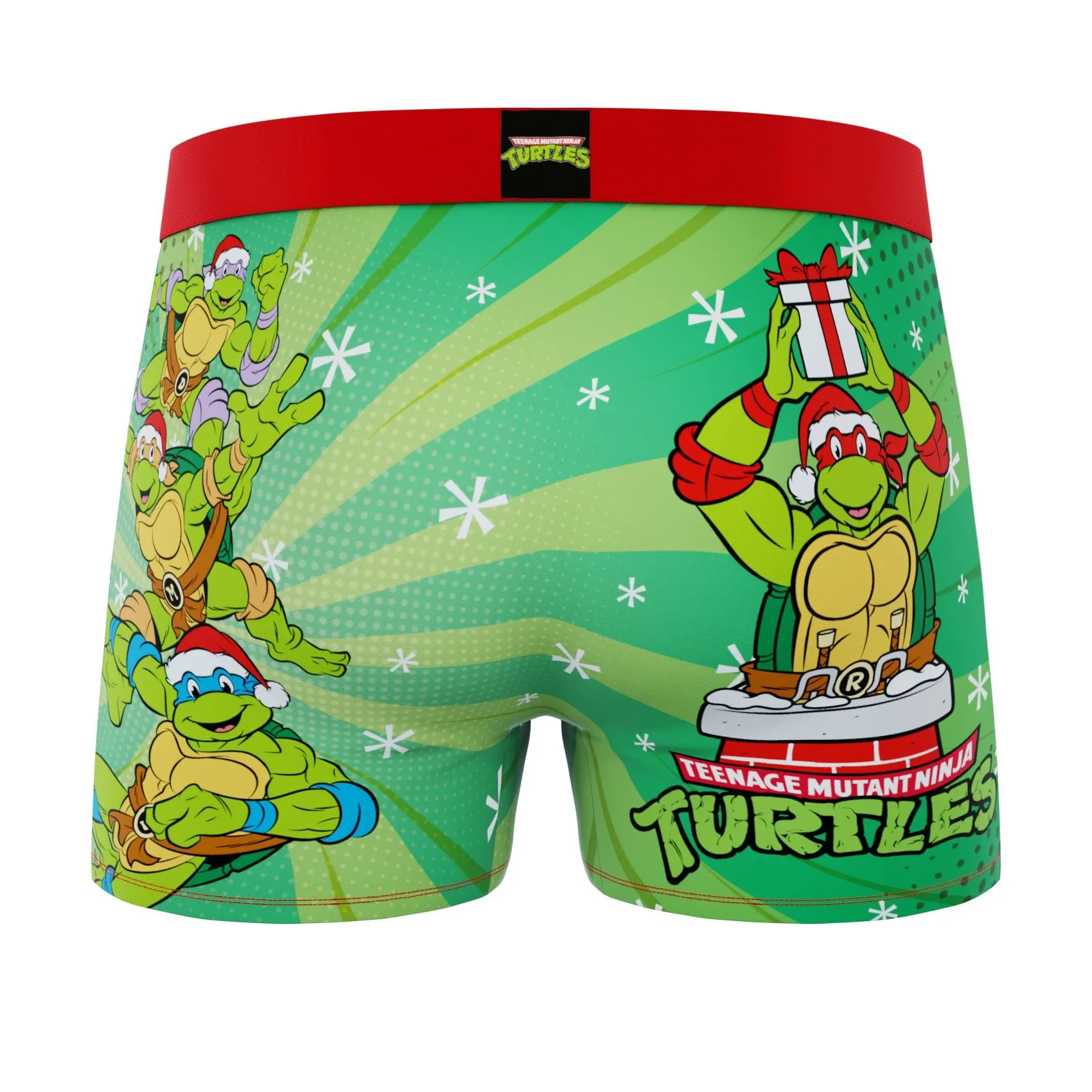 CRAZYBOXER Ninja Turtles Santa Turtles Men's Boxer Briefs