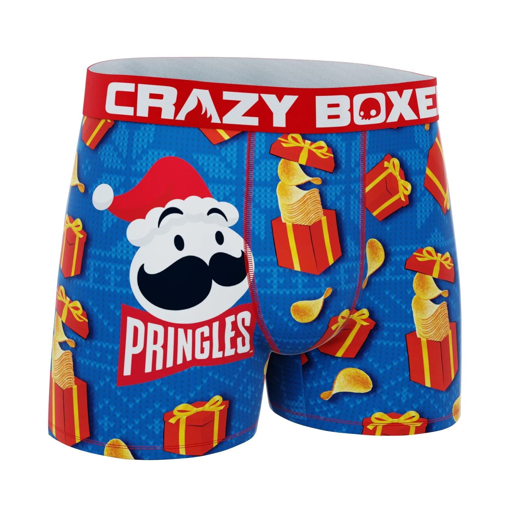 CRAZYBOXER Pringles Gifting Holidays Men's Boxer Briefs