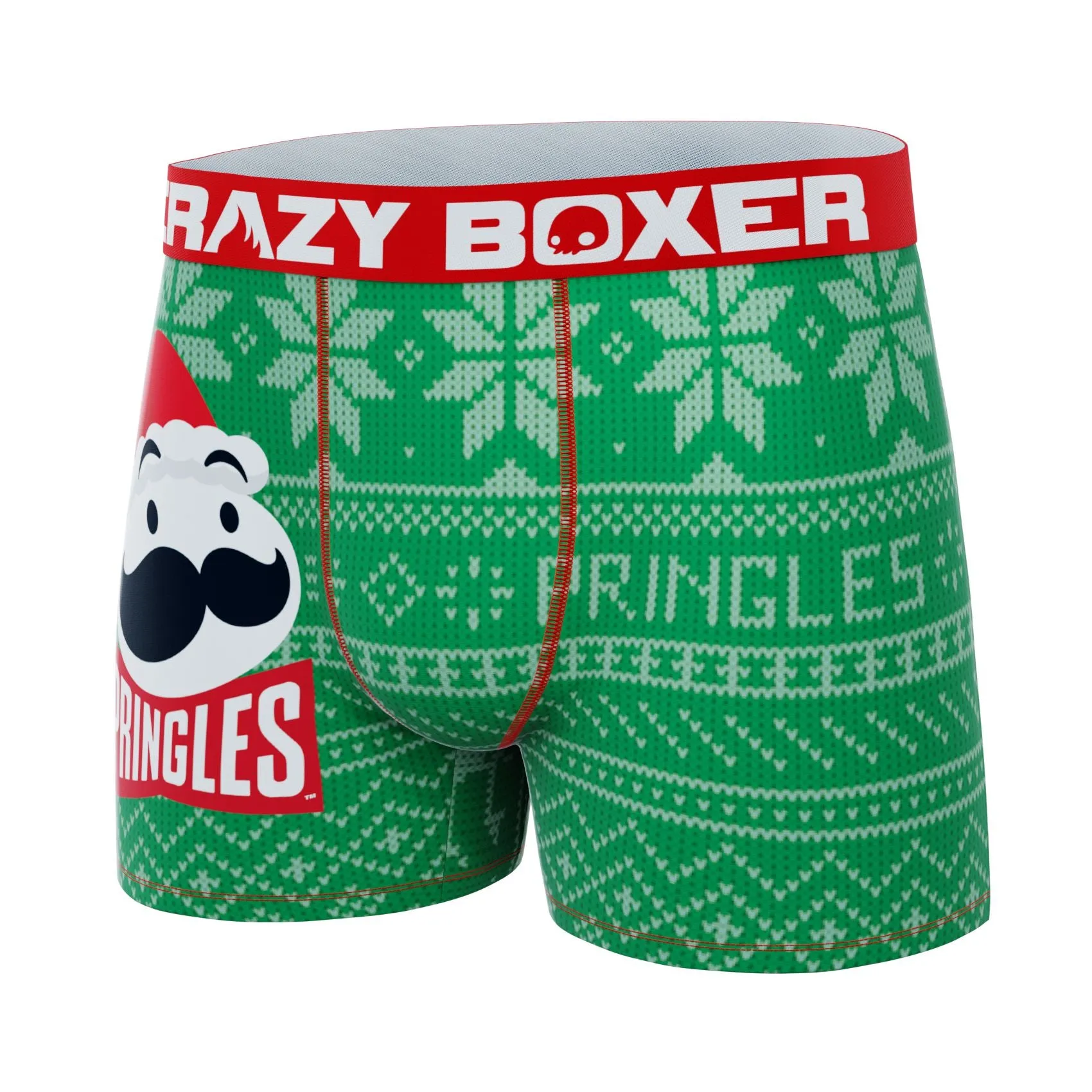 CRAZYBOXER Pringles Santa Logo Men's Boxer Briefs