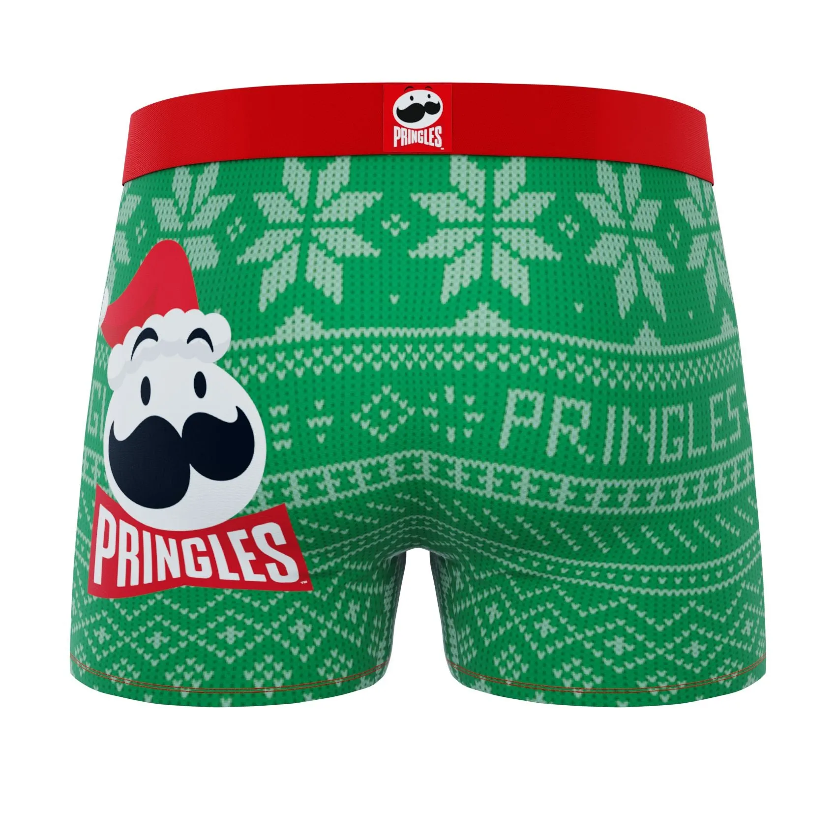 CRAZYBOXER Pringles Santa Logo Men's Boxer Briefs