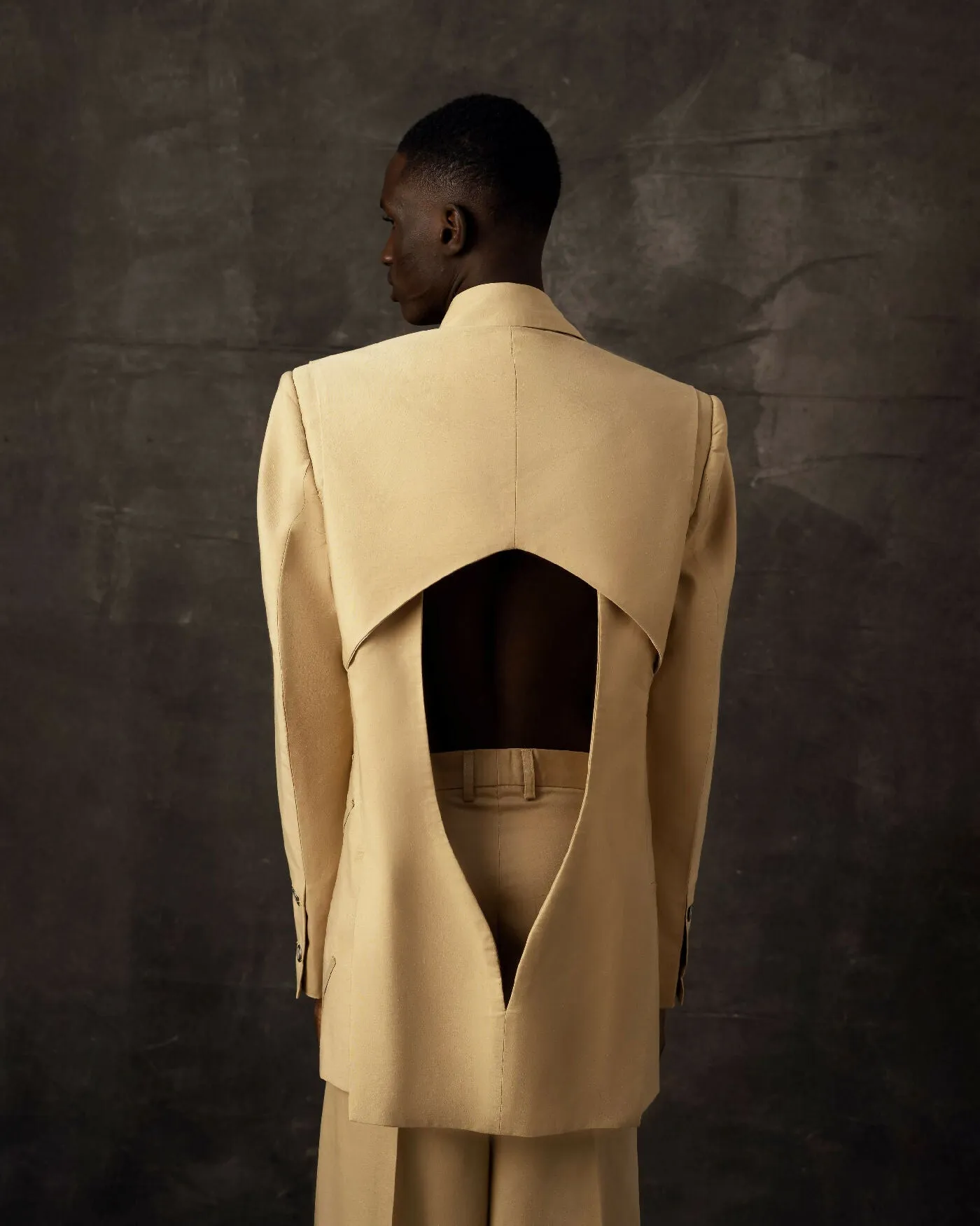 Cream Cotton Suit