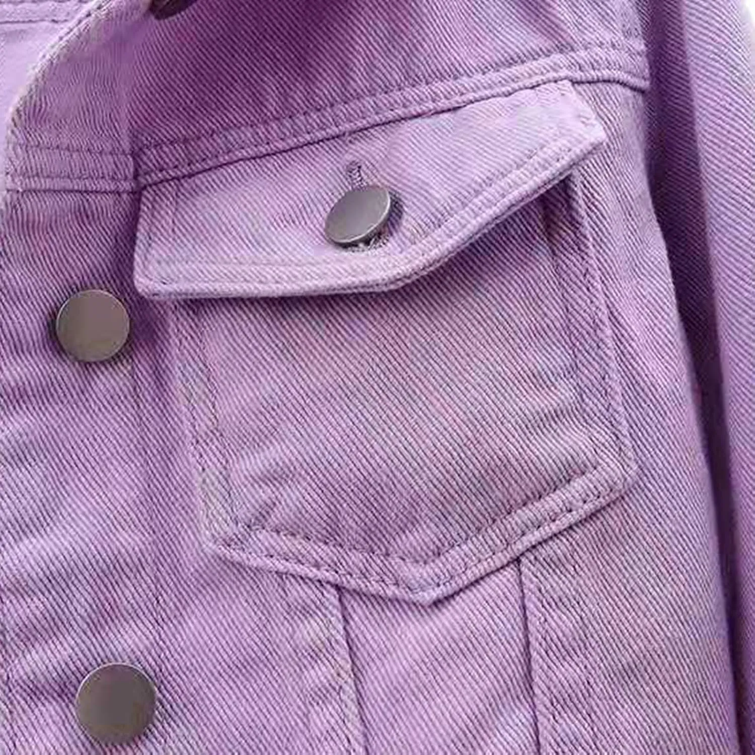 Cropped Jean Jackets for Women Casual 3/4 Sleeve Jean Jackets Lightweight Denim Jackets Button Down Trucker Coats