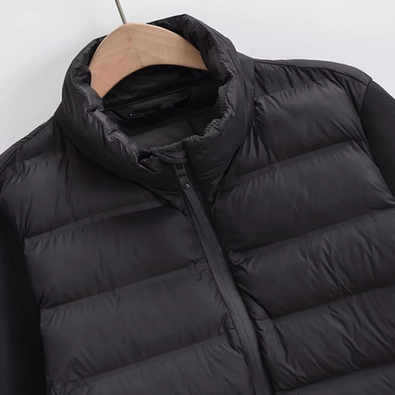 Cropped Puffer Jacket Womens Winter Quilted Packable Bomber Puffer Coats Lightweight Padded Warm Crop Down Outwear
