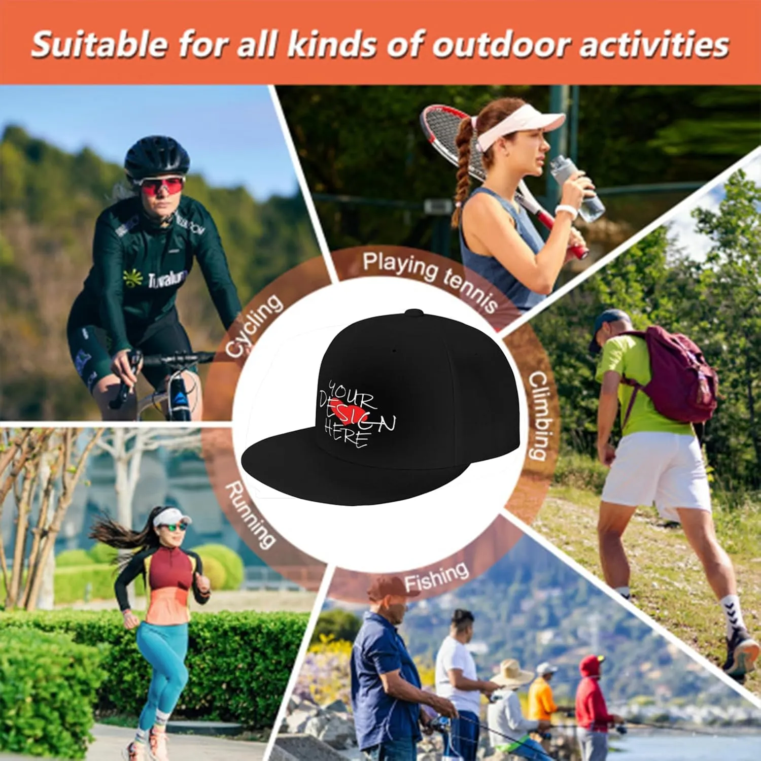 Custom Hats for Man Woman Personalized Custom Hats Bulk Hats Bulk Custom Trucker Hat Custom Hats with Text Photo Logo