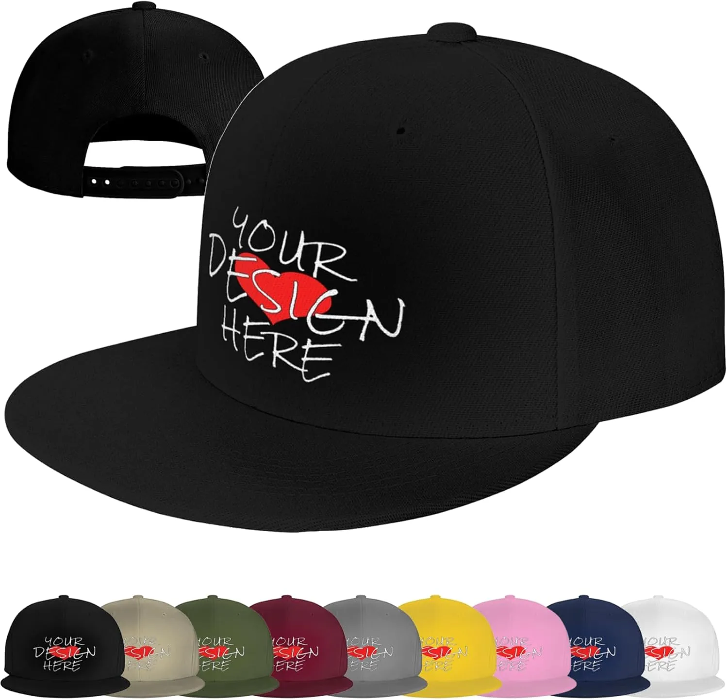 Custom Hats for Man Woman Personalized Custom Hats Bulk Hats Bulk Custom Trucker Hat Custom Hats with Text Photo Logo