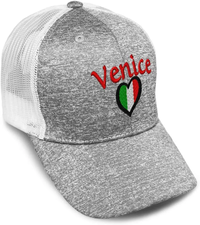 Custom Trucker Hat Jersey Baseball Cap Hadassah Hebrew Name Embroidery Tri Blend