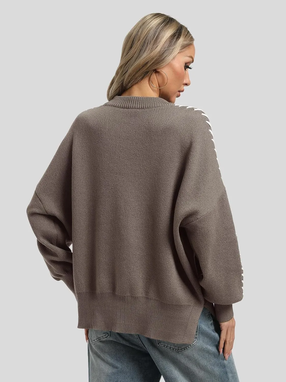 CZRLHYT Women's Sweaters | Pullover Cable Knit Sweaters for Women | Pullover Sweaters for Women