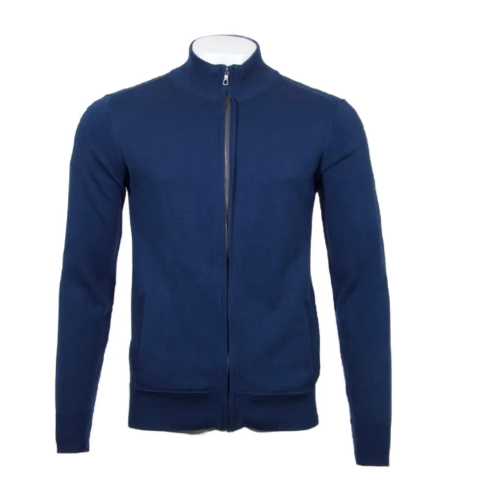 Daniel K Men's Sweatshirt Long Sleeve Full Zip Mock Neck Casual Pullover Sweater