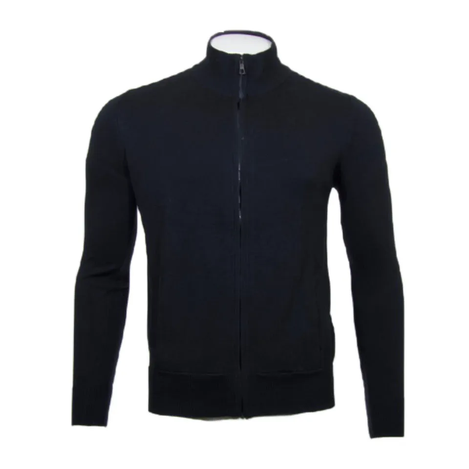 Daniel K Men's Sweatshirt Long Sleeve Full Zip Mock Neck Casual Pullover Sweater