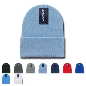 Decky KC Cuff Beanie, Long Knit Cap