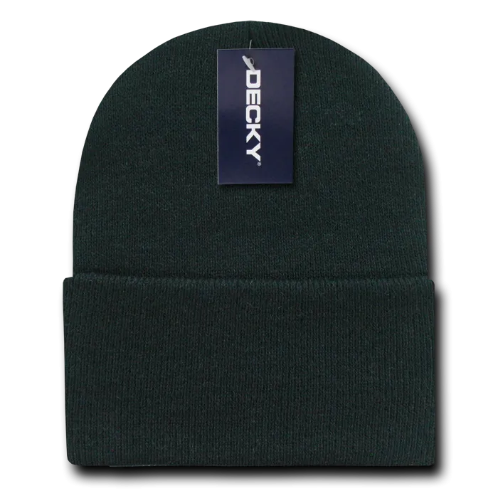 Decky KC Cuff Beanie, Long Knit Cap