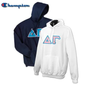 Delta Gamma Champion Powerblend® Hoodie, 2-Pack Bundle Deal - Champion S700 - TWILL