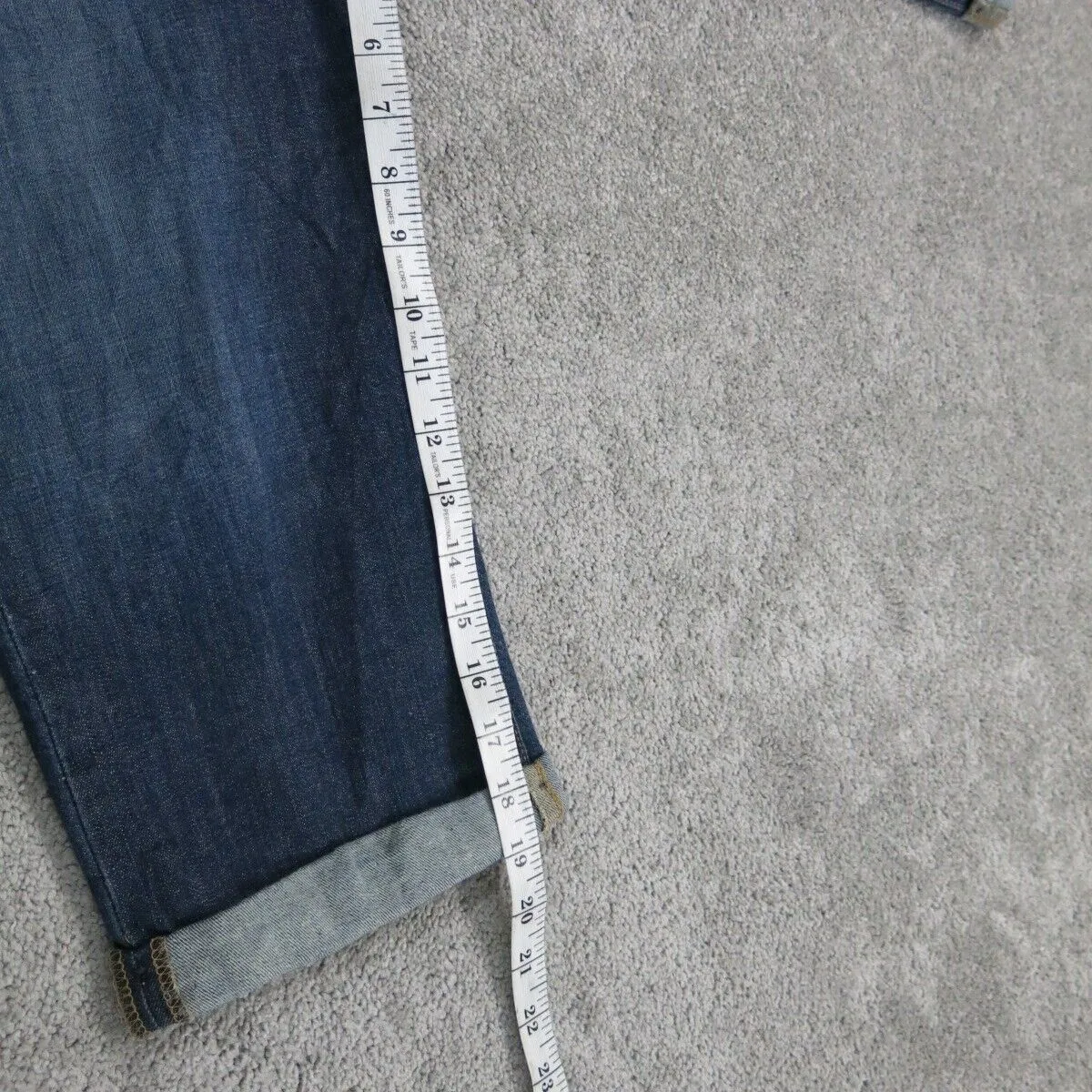 Denizen From Levis Womens Straight Leg Jeans High Rise 5 Pockets Blue Size 16