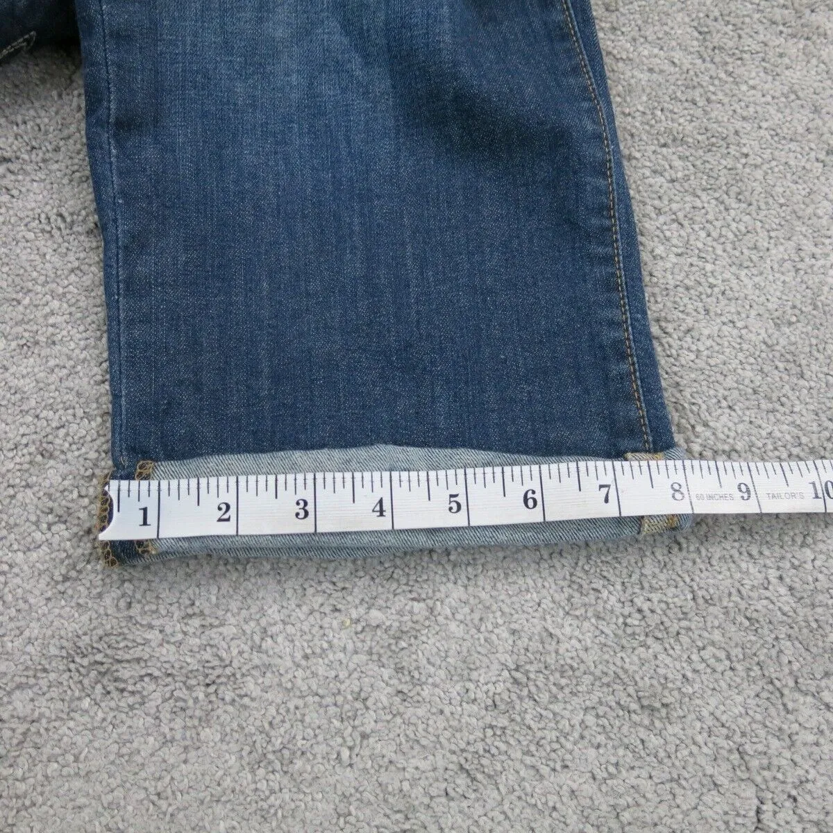 Denizen From Levis Womens Straight Leg Jeans High Rise 5 Pockets Blue Size 16