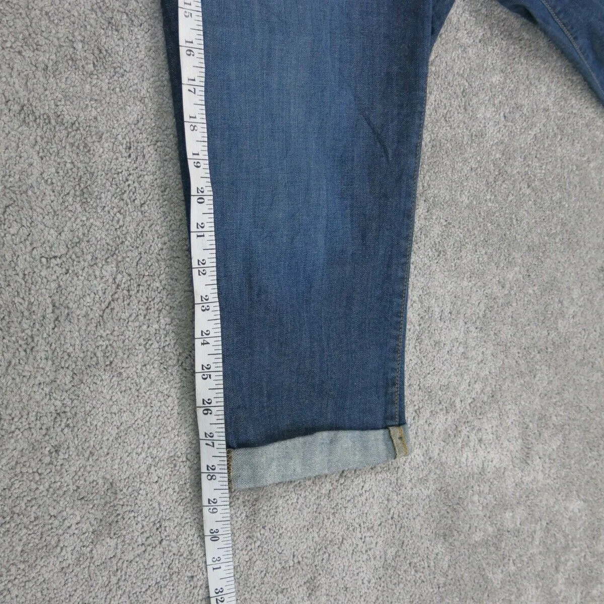 Denizen From Levis Womens Straight Leg Jeans High Rise 5 Pockets Blue Size 16