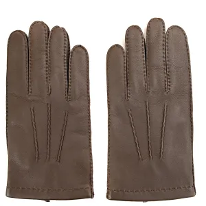 Dents Mens Shaftesbury Touchscreen Classic Leather Glove in Brown