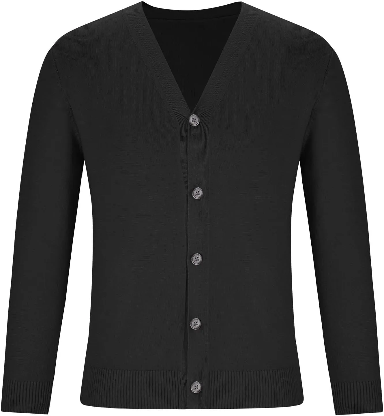 Dgoopd Mens Cardigan Sweater V Neck Button Down Cardigan Long Sleeve Knit Sweaters Slim Fit Lightweight Sweater Casual Tops