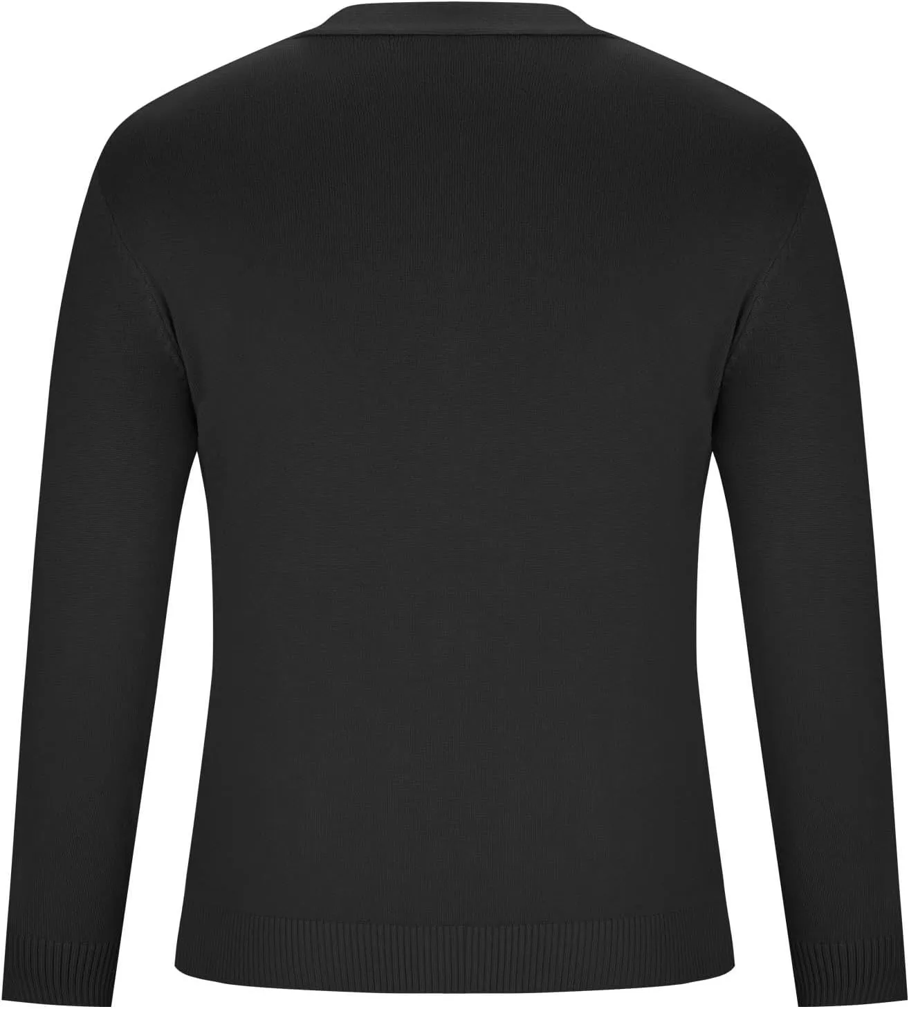 Dgoopd Mens Cardigan Sweater V Neck Button Down Cardigan Long Sleeve Knit Sweaters Slim Fit Lightweight Sweater Casual Tops